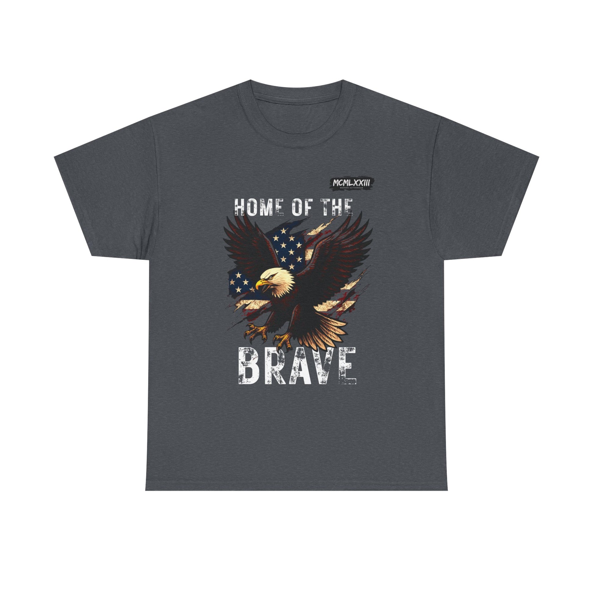 Home of the Brave Unisex Heavy Cotton Tee, Patriotic Shirt, Eagle Graphic Tee, American Pride T-Shirt, Independence Day Apparel, [...]