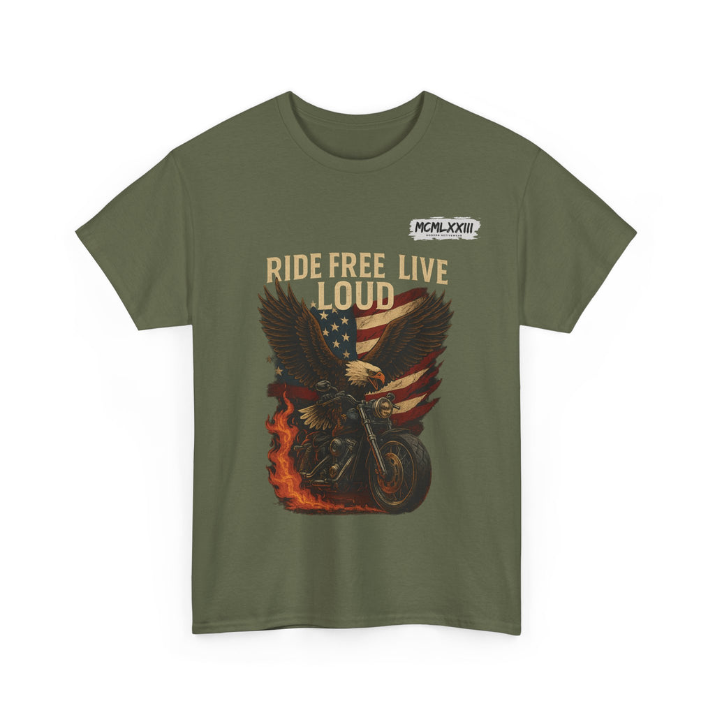 Patriotic Eagle Unisex Tee, USA Flag Graphic Shirt, Independence Day Apparel, Veteran Gift Top, American Pride Cotton Tshirt, Memorial Day