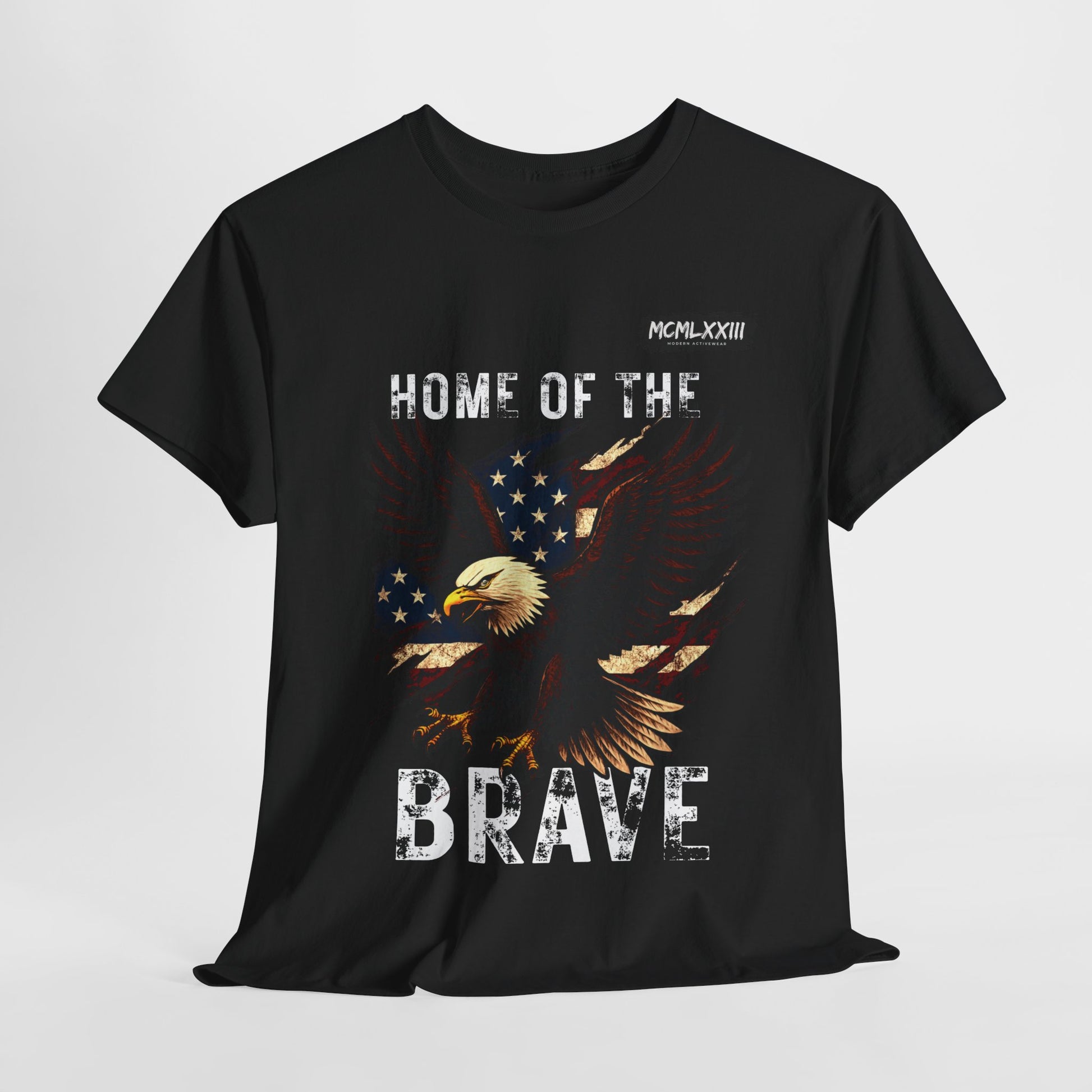 Home of the Brave Unisex Heavy Cotton Tee, Patriotic Shirt, Eagle Graphic Tee, American Pride T-Shirt, Independence Day Apparel, [...]