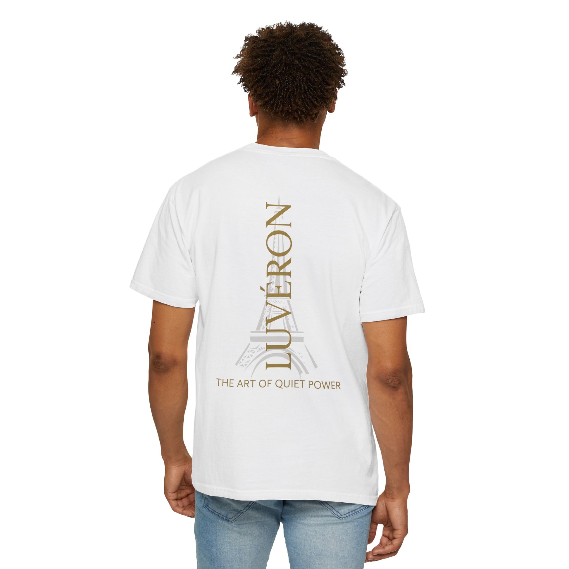 Unisex Garment-Dyed T-Shirt with Inspirational Text, Parisian Vibes, Casual Everyday Wear, Great Gift for Friends, Creative Style Statement