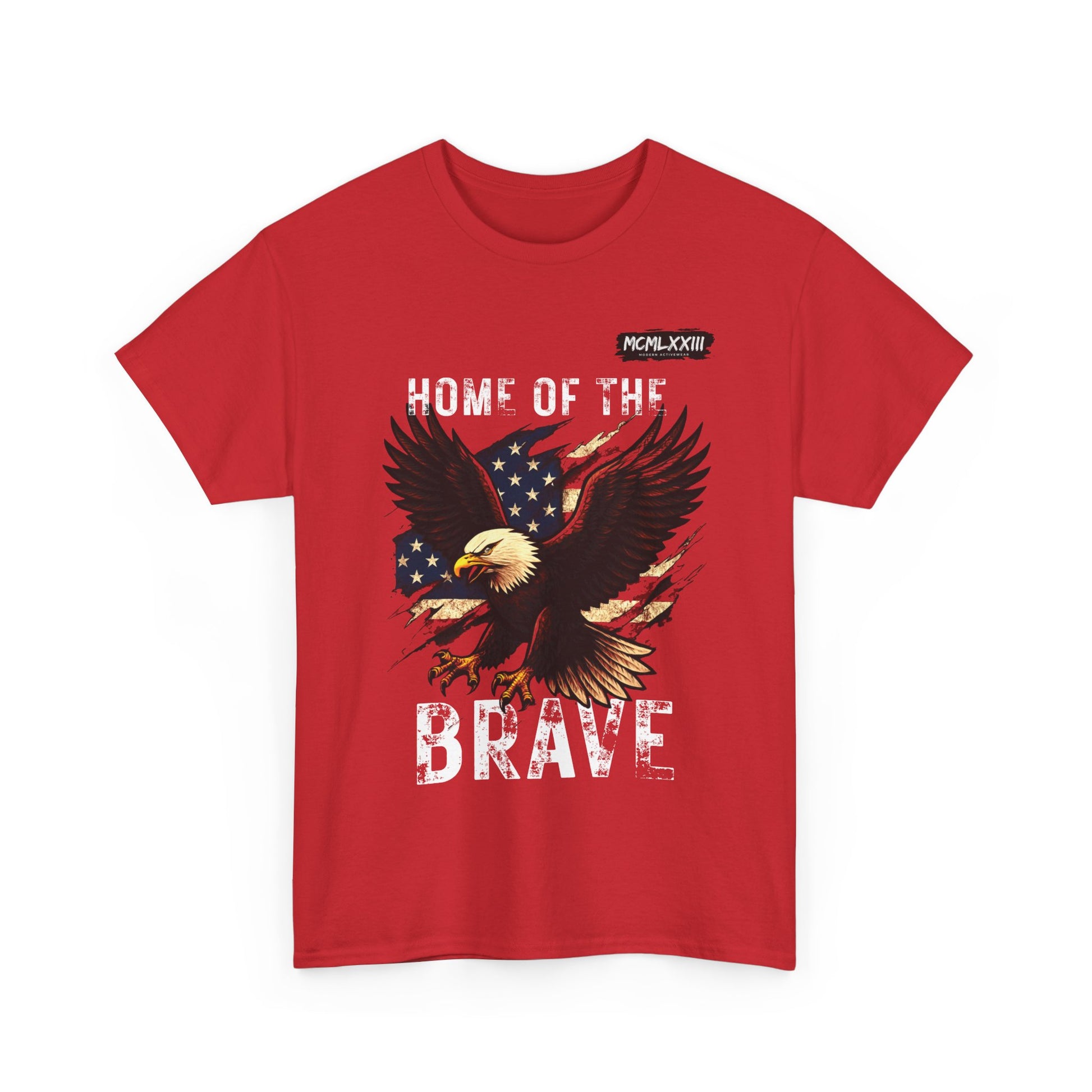 Home of the Brave Unisex Heavy Cotton Tee, Patriotic Shirt, Eagle Graphic Tee, American Pride T-Shirt, Independence Day Apparel, [...]