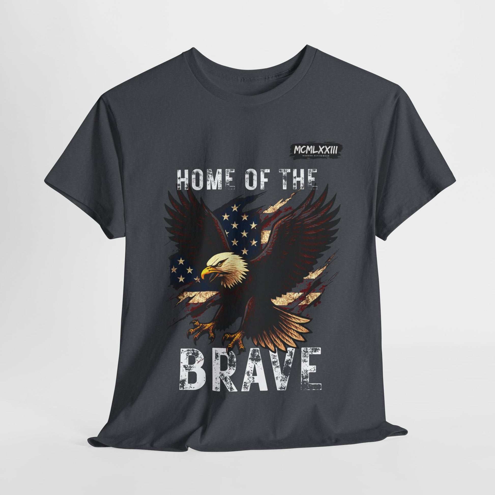 Home of the Brave Unisex Heavy Cotton Tee, Patriotic Shirt, Eagle Graphic Tee, American Pride T-Shirt, Independence Day Apparel, [...]