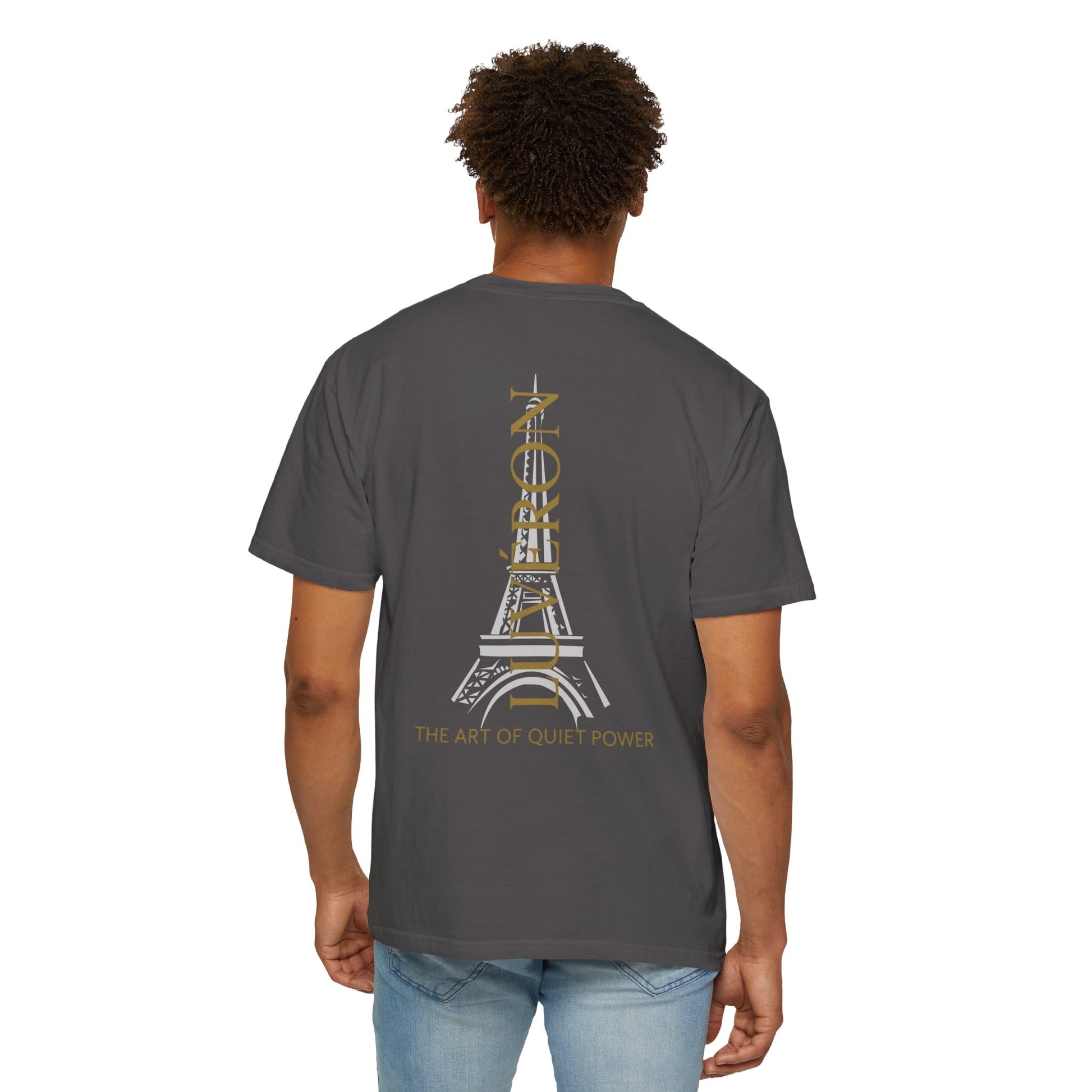 Unisex Garment-Dyed T-Shirt with Inspirational Text, Parisian Vibes, Casual Everyday Wear, Great Gift for Friends, Creative Style Statement