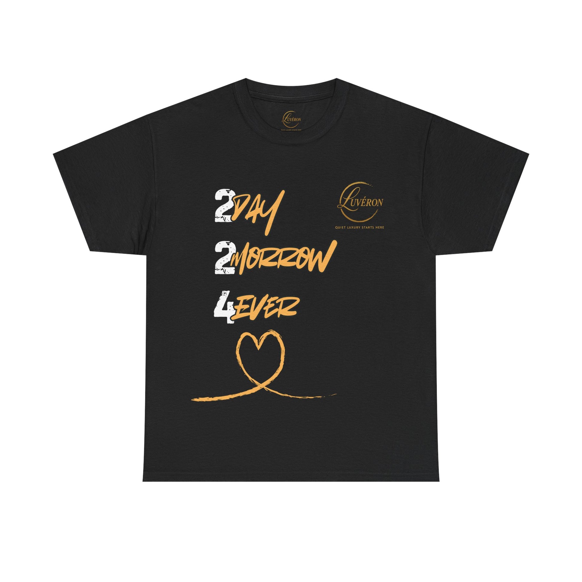 Stylish Unisex Heavy Cotton Tee with Heart Design, Casual Shirt, Everyday Wear, Gift for Friends, Fun Statement Tee, Positive Vibes
