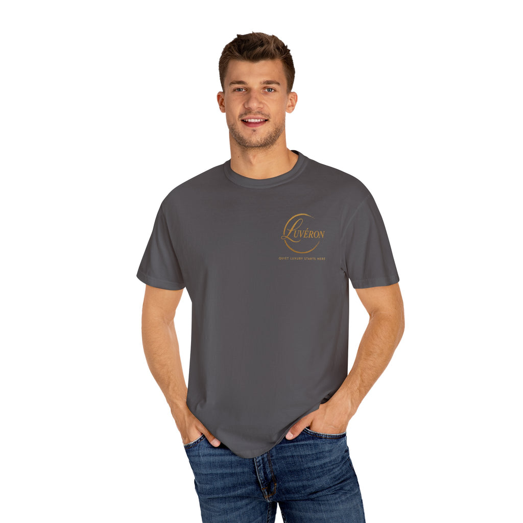 Unisex Garment-Dyed T-Shirt with Inspirational Text, Parisian Vibes, Casual Everyday Wear, Great Gift for Friends, Creative Style Statement