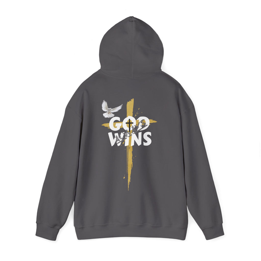 Faith-Inspired Unisex Hoodie, Comfortable Religious Sweatshirt, Inspirational Apparel, Perfect Gift for Believers, God Wins Hoodie, [...]