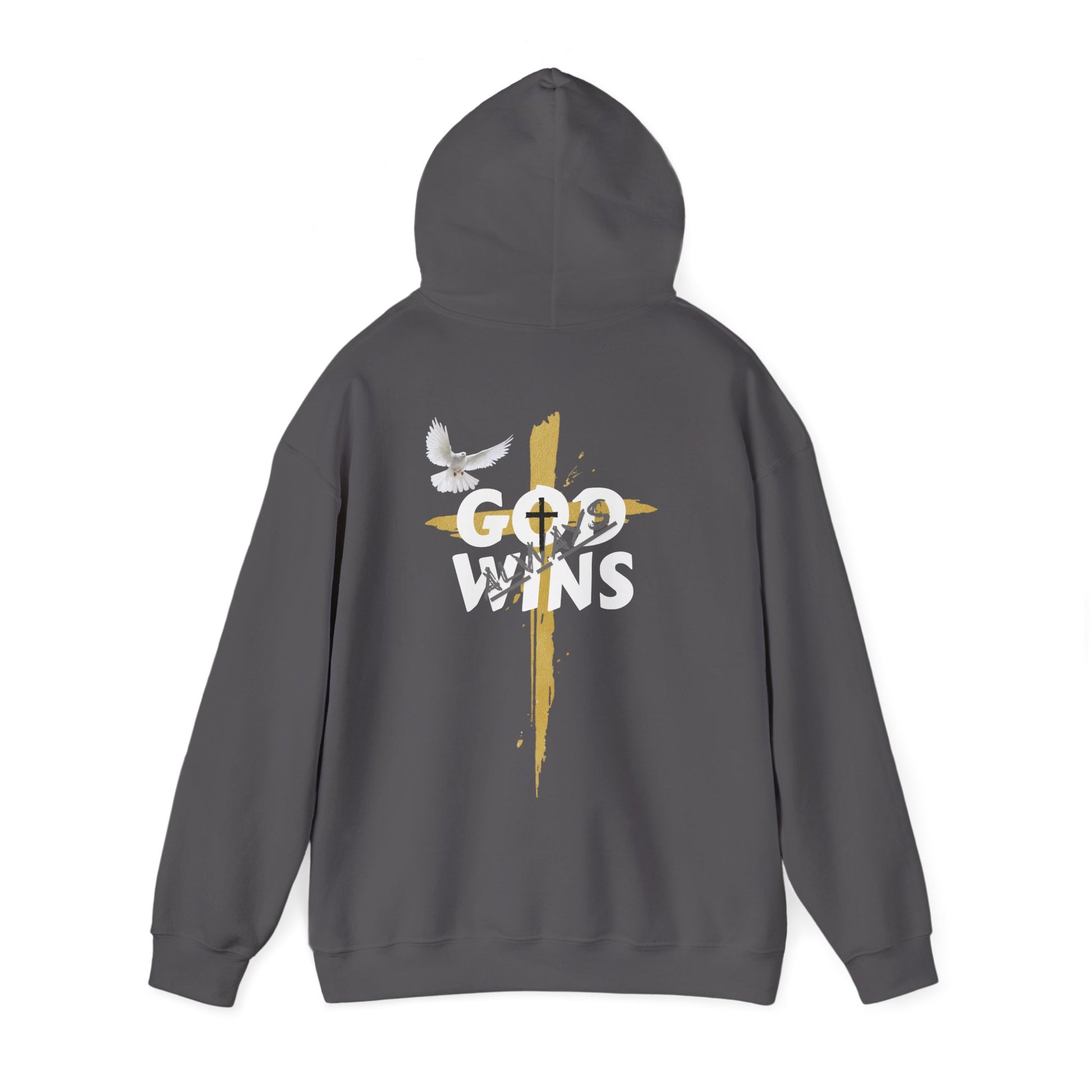 Faith-Inspired Unisex Hoodie, Comfortable Religious Sweatshirt, Inspirational Apparel, Perfect Gift for Believers, God Wins Hoodie, [...]