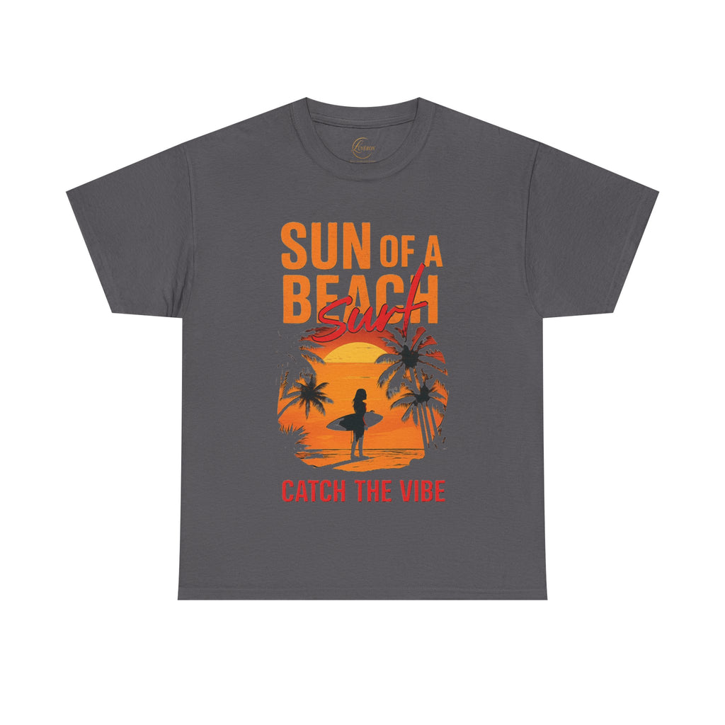 Sun of a Beach T-Shirt, Casual Summer Tee, Gift for Beach Lovers, Printed Vacation Shirt, Surfing Apparel, Fun Beachwear