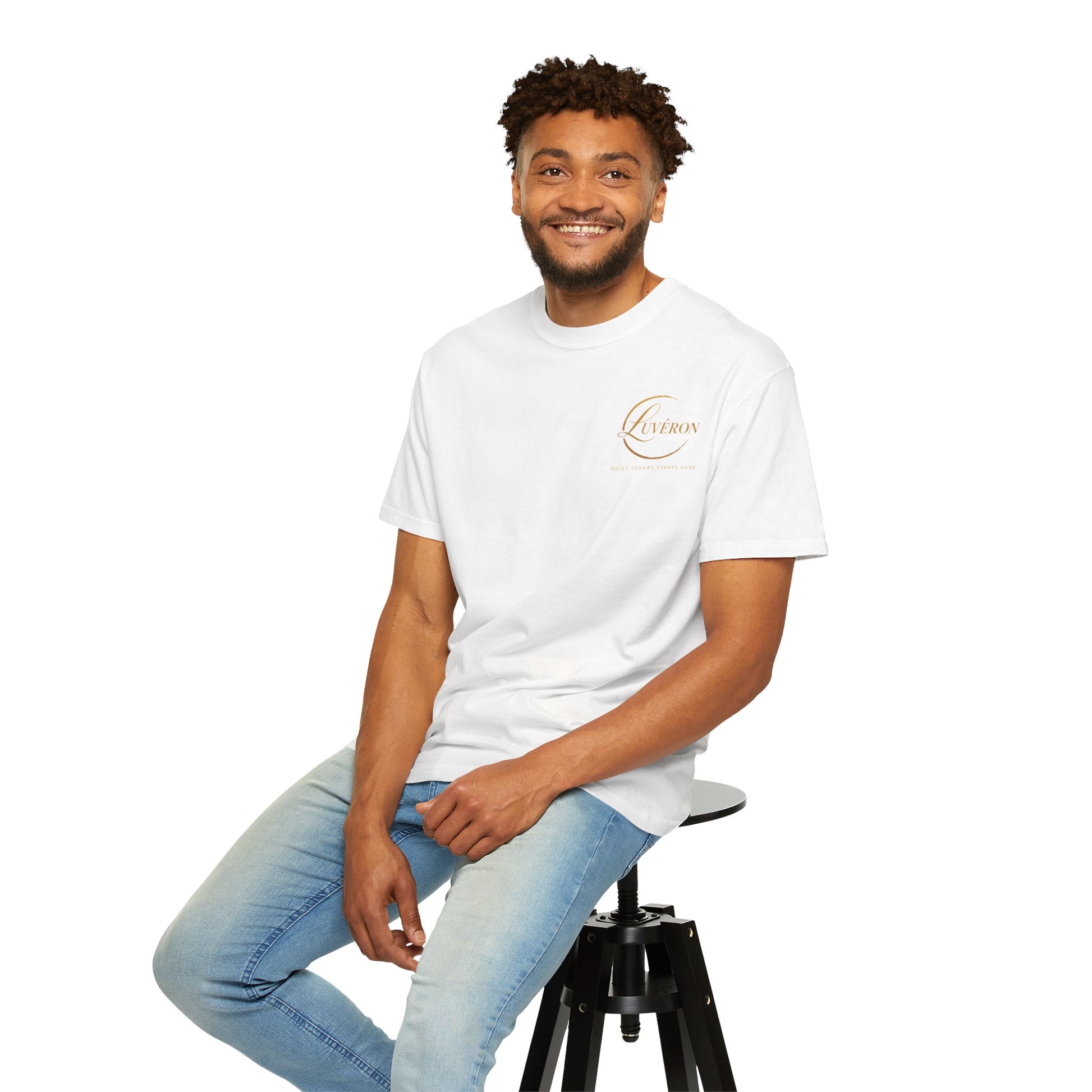 Unisex Garment-Dyed T-Shirt with Inspirational Text, Parisian Vibes, Casual Everyday Wear, Great Gift for Friends, Creative Style Statement