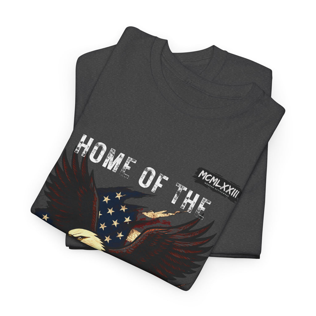 Home of the Brave Unisex Heavy Cotton Tee, Patriotic Shirt, Eagle Graphic Tee, American Pride T-Shirt, Independence Day Apparel, [...]