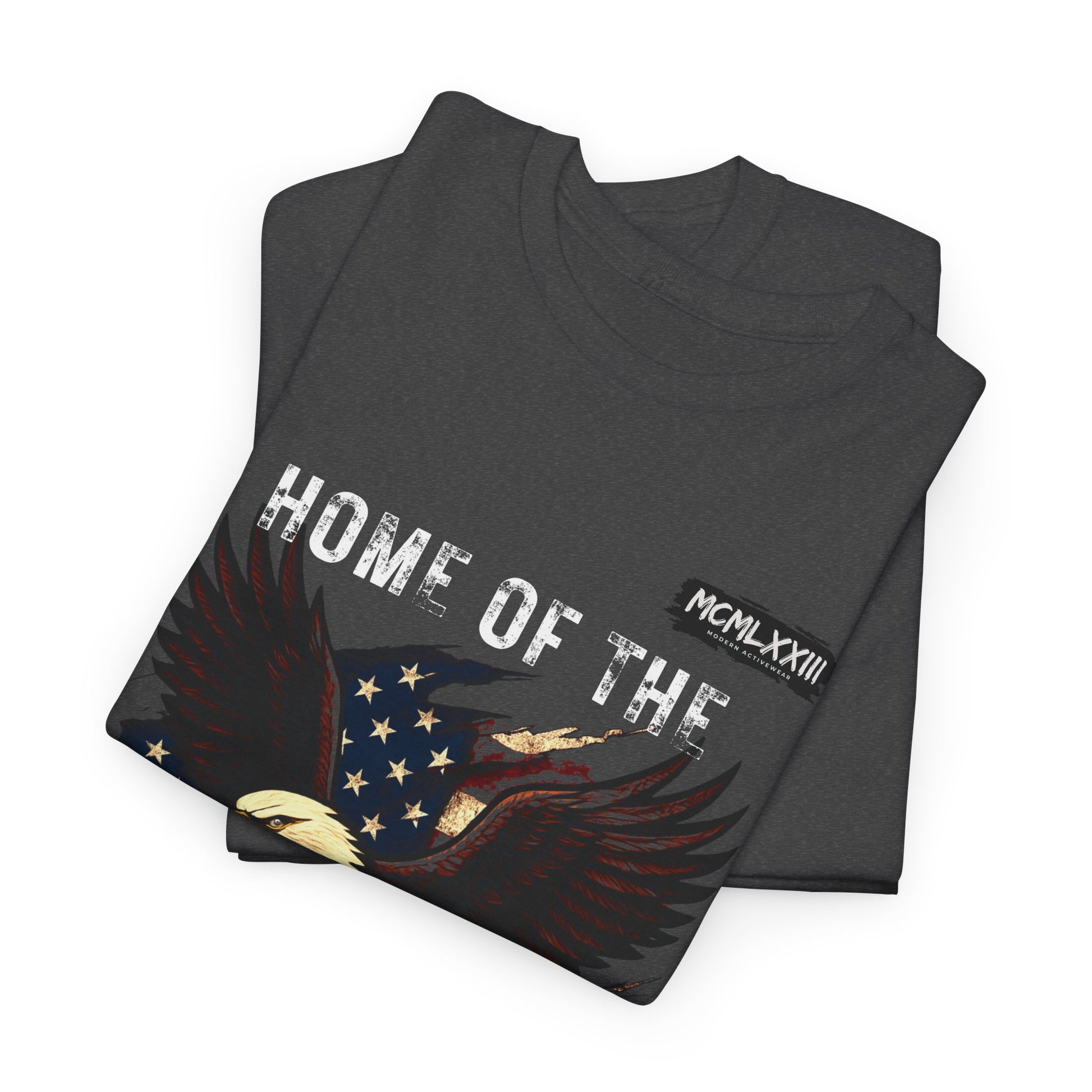 Home of the Brave Unisex Heavy Cotton Tee, Patriotic Shirt, Eagle Graphic Tee, American Pride T-Shirt, Independence Day Apparel, [...]