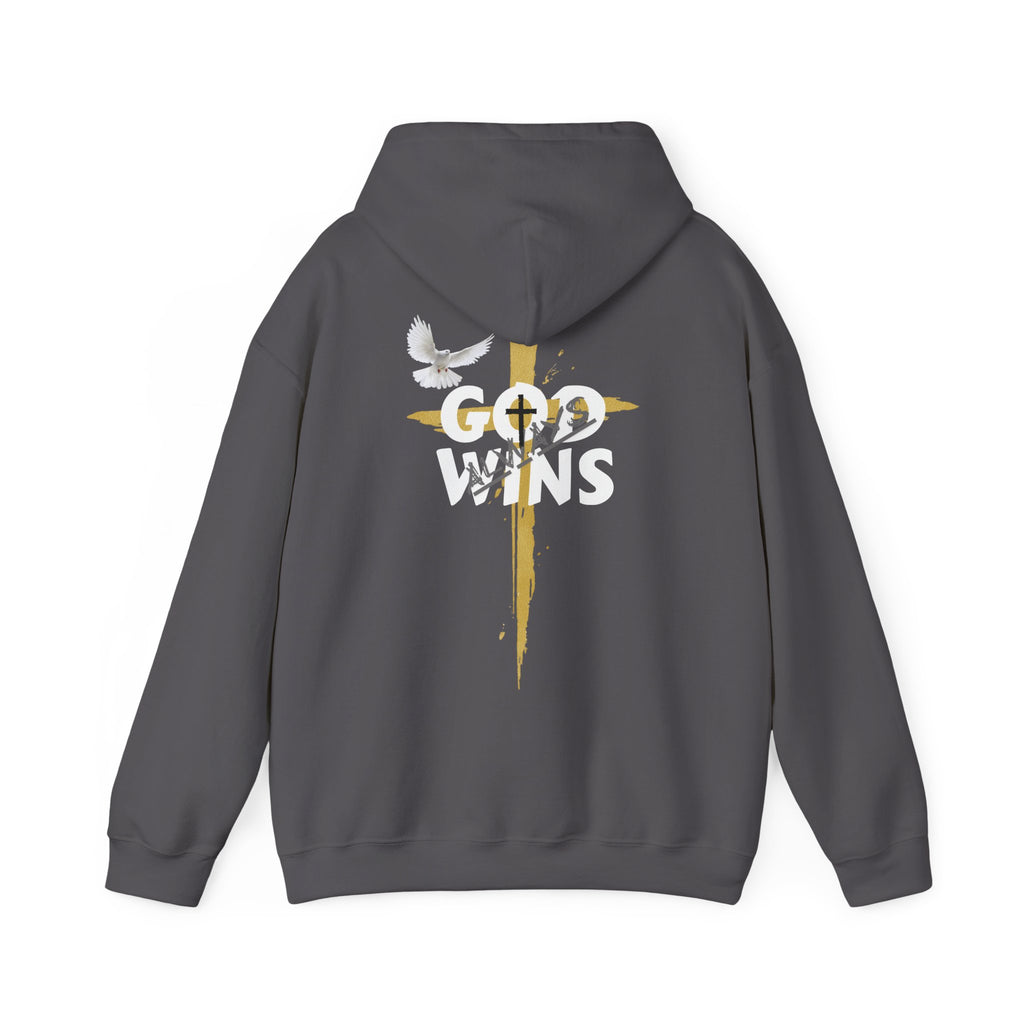 Faith-Inspired Unisex Hoodie, Comfortable Religious Sweatshirt, Inspirational Apparel, Perfect Gift for Believers, God Wins Hoodie, [...]