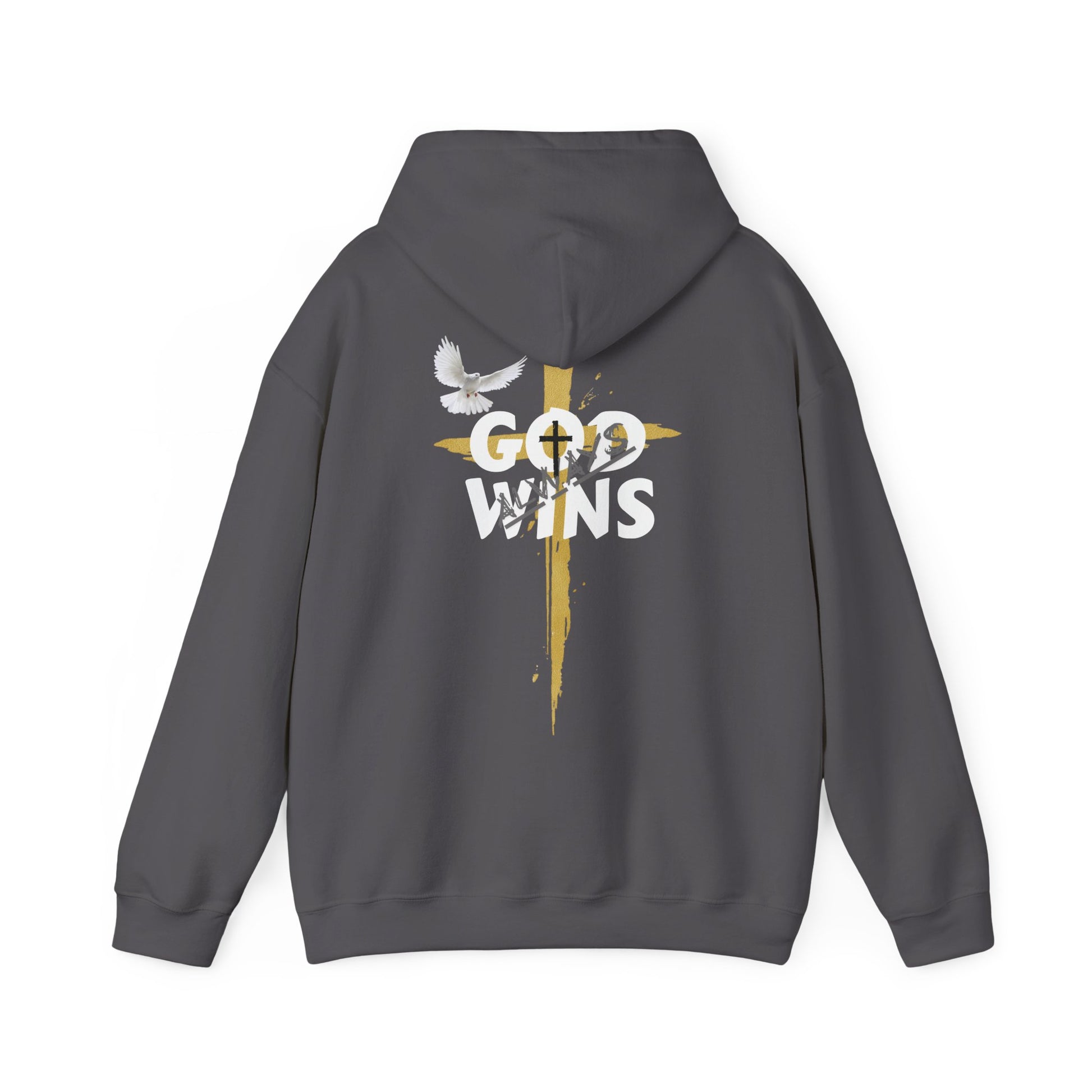 Faith-Inspired Unisex Hoodie, Comfortable Religious Sweatshirt, Inspirational Apparel, Perfect Gift for Believers, God Wins Hoodie, [...]