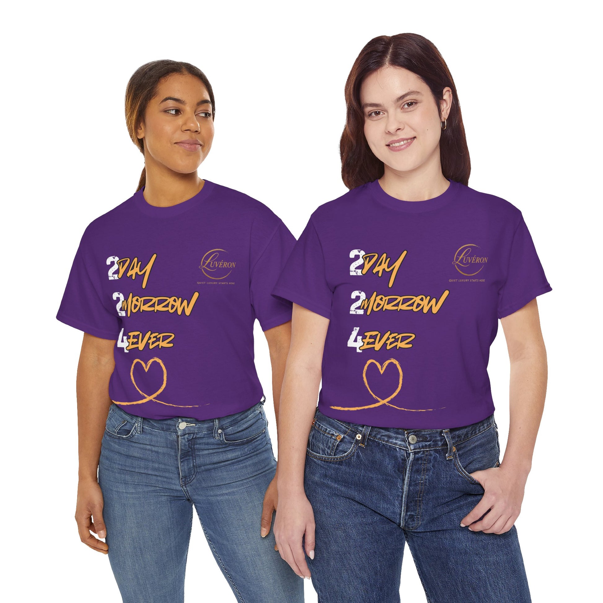 Stylish Unisex Heavy Cotton Tee with Heart Design, Casual Shirt, Everyday Wear, Gift for Friends, Fun Statement Tee, Positive Vibes