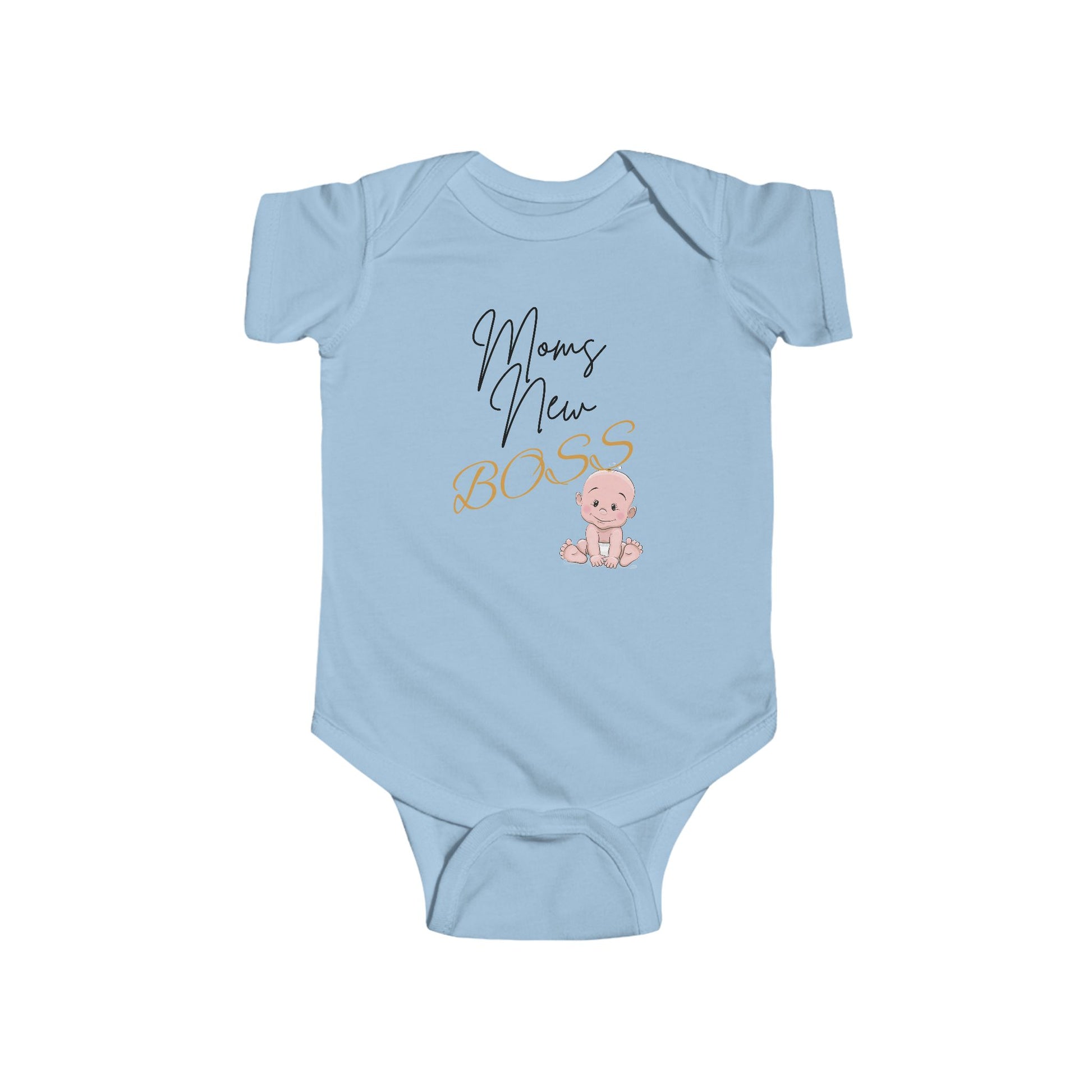 Mom's New Boss Infant Bodysuit, Cute Baby Clothes, Newborn Gift, Playful Baby Outfit, Baby Shower Gift