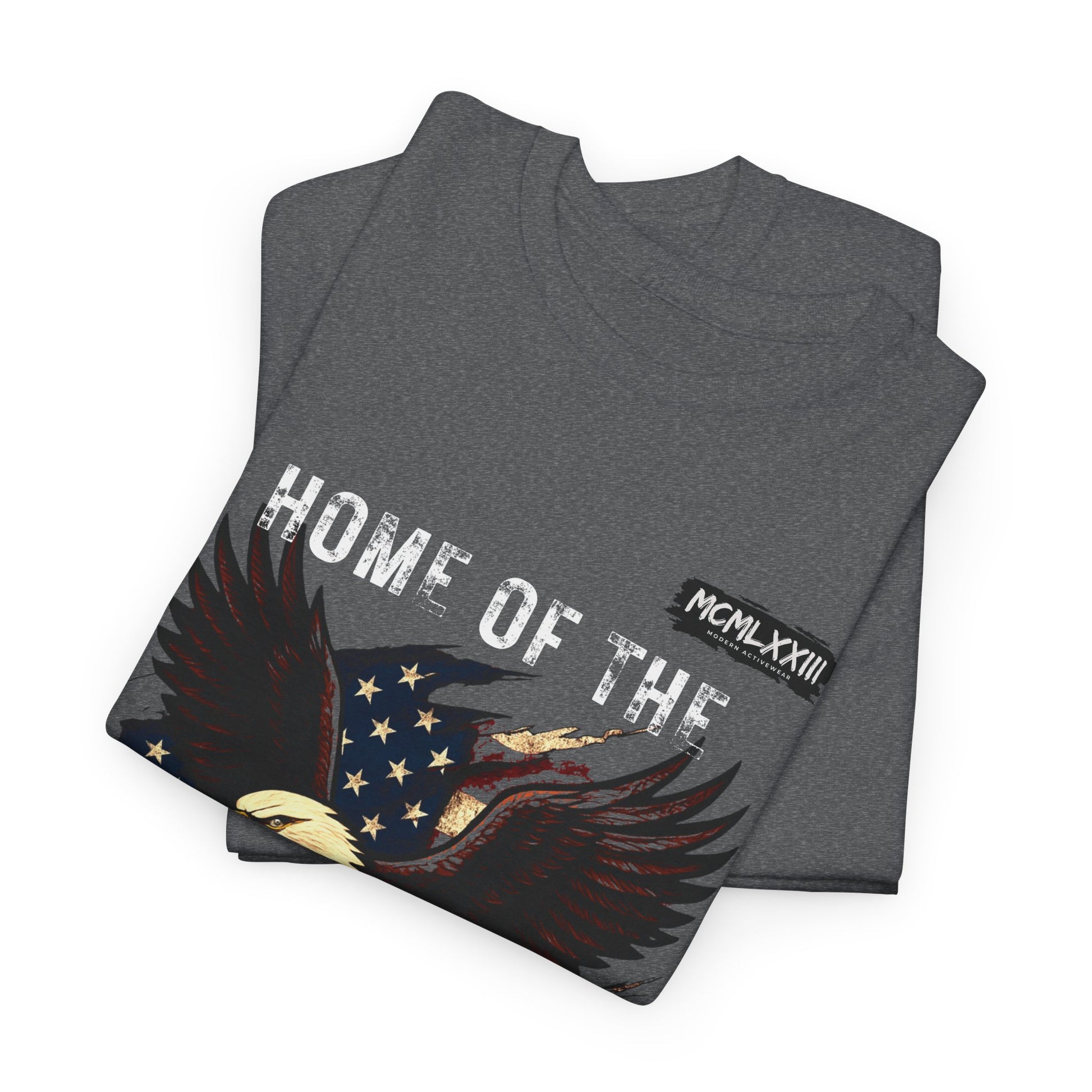 Home of the Brave Unisex Heavy Cotton Tee, Patriotic Shirt, Eagle Graphic Tee, American Pride T-Shirt, Independence Day Apparel, [...]