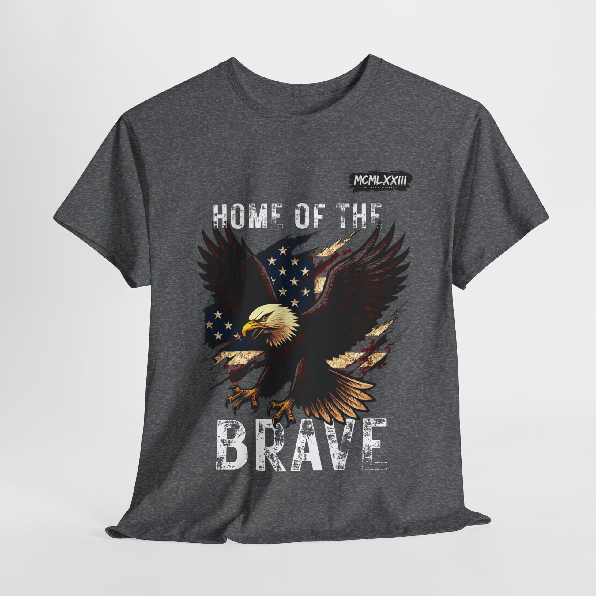 Home of the Brave Unisex Heavy Cotton Tee, Patriotic Shirt, Eagle Graphic Tee, American Pride T-Shirt, Independence Day Apparel, [...]