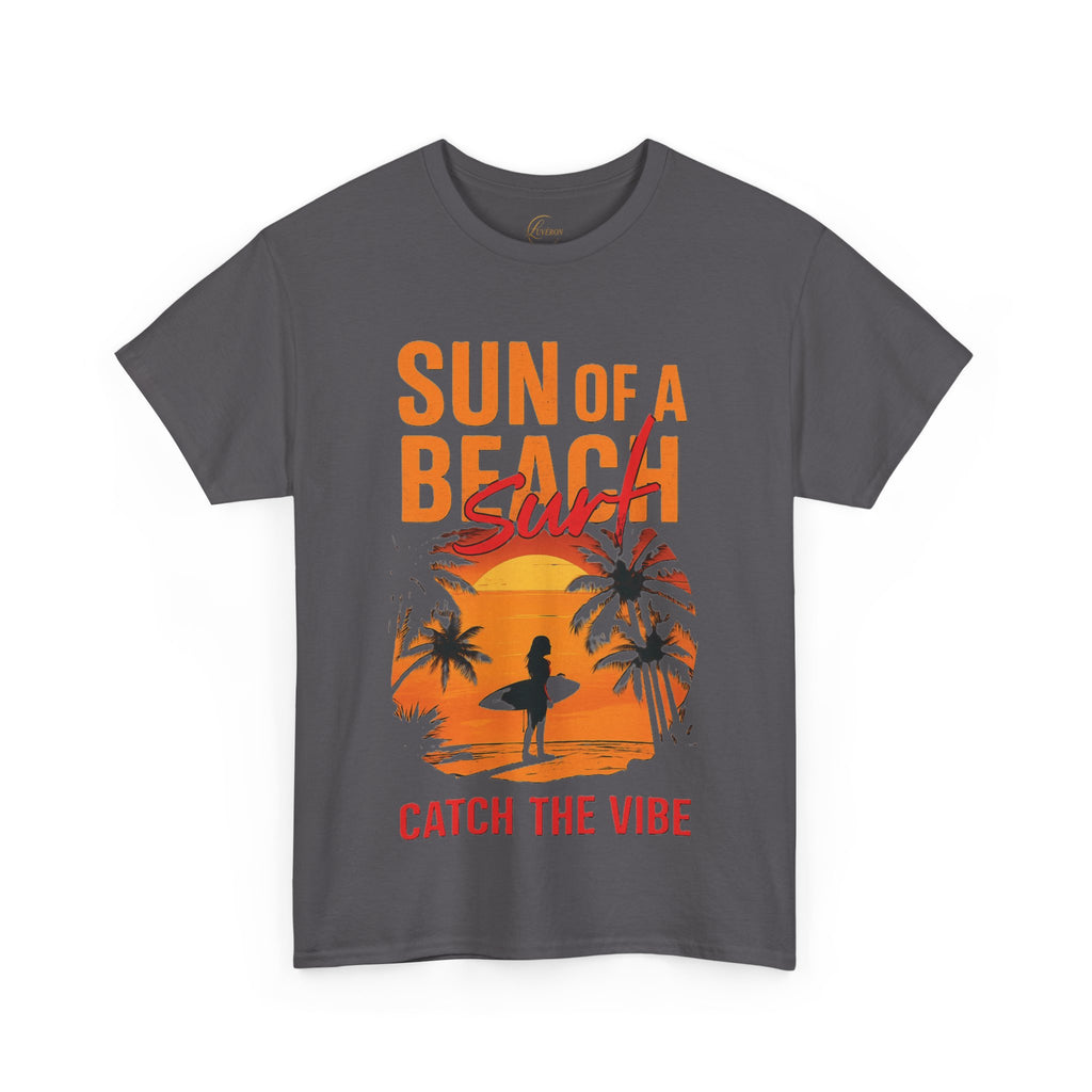 Sun of a Beach T-Shirt, Casual Summer Tee, Gift for Beach Lovers, Printed Vacation Shirt, Surfing Apparel, Fun Beachwear