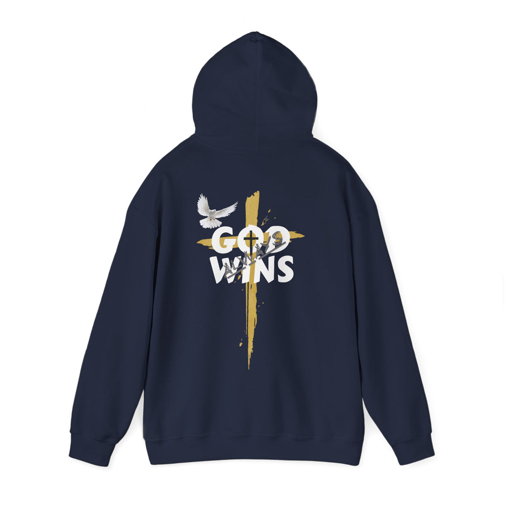 Faith-Inspired Unisex Hoodie, Comfortable Religious Sweatshirt, Inspirational Apparel, Perfect Gift for Believers, God Wins Hoodie, [...]