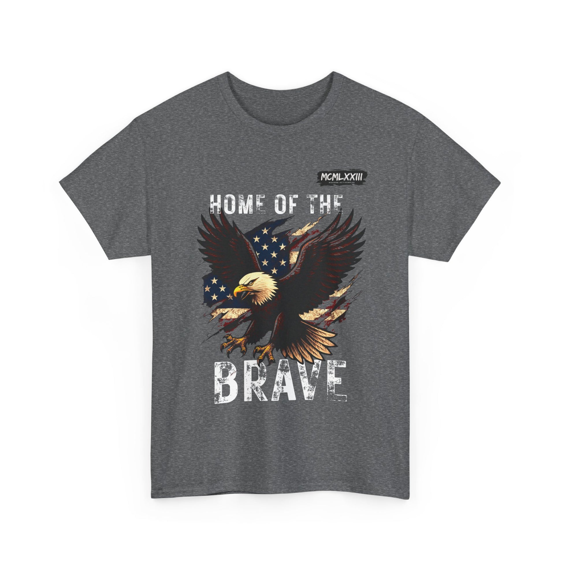 Home of the Brave Unisex Heavy Cotton Tee, Patriotic Shirt, Eagle Graphic Tee, American Pride T-Shirt, Independence Day Apparel, [...]