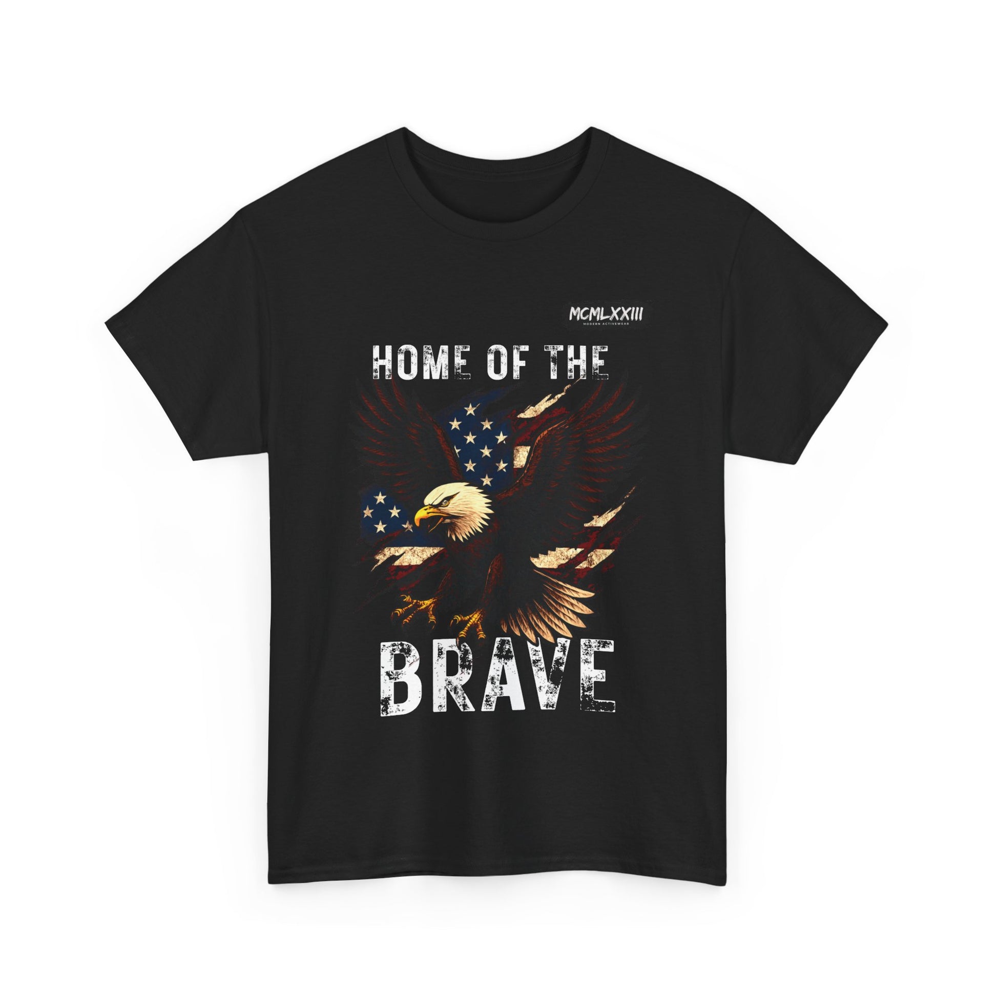 Home of the Brave Unisex Heavy Cotton Tee, Patriotic Shirt, Eagle Graphic Tee, American Pride T-Shirt, Independence Day Apparel, [...]