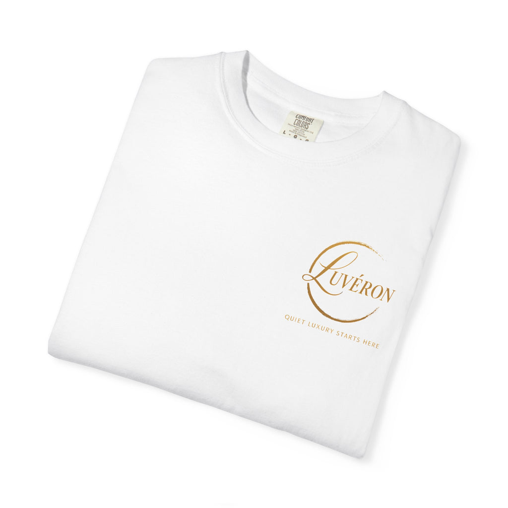 Unisex Garment-Dyed T-Shirt with Inspirational Text, Parisian Vibes, Casual Everyday Wear, Great Gift for Friends, Creative Style Statement