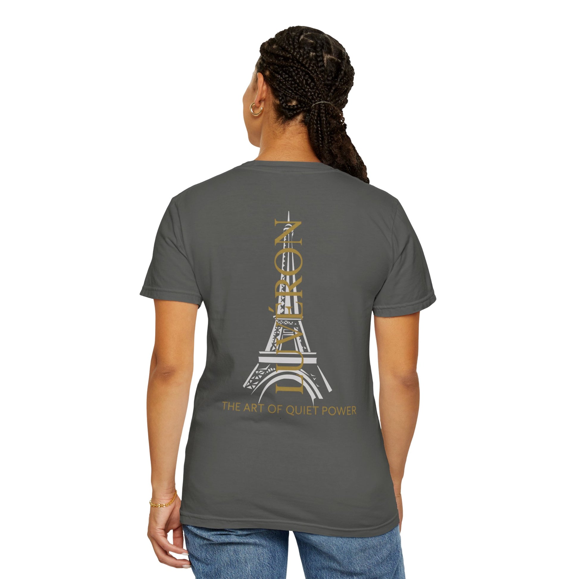 Unisex Garment-Dyed T-Shirt with Inspirational Text, Parisian Vibes, Casual Everyday Wear, Great Gift for Friends, Creative Style Statement