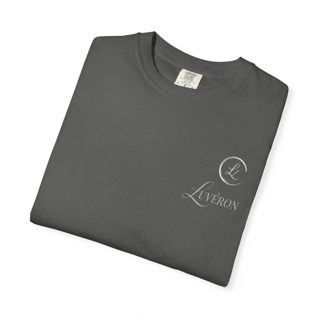 Unisex Garment-Dyed T-shirt: Luveron Quiet Power Tee, Casual Wear, Gift for Him, Art-Inspired Shirt, Minimalist Fashion