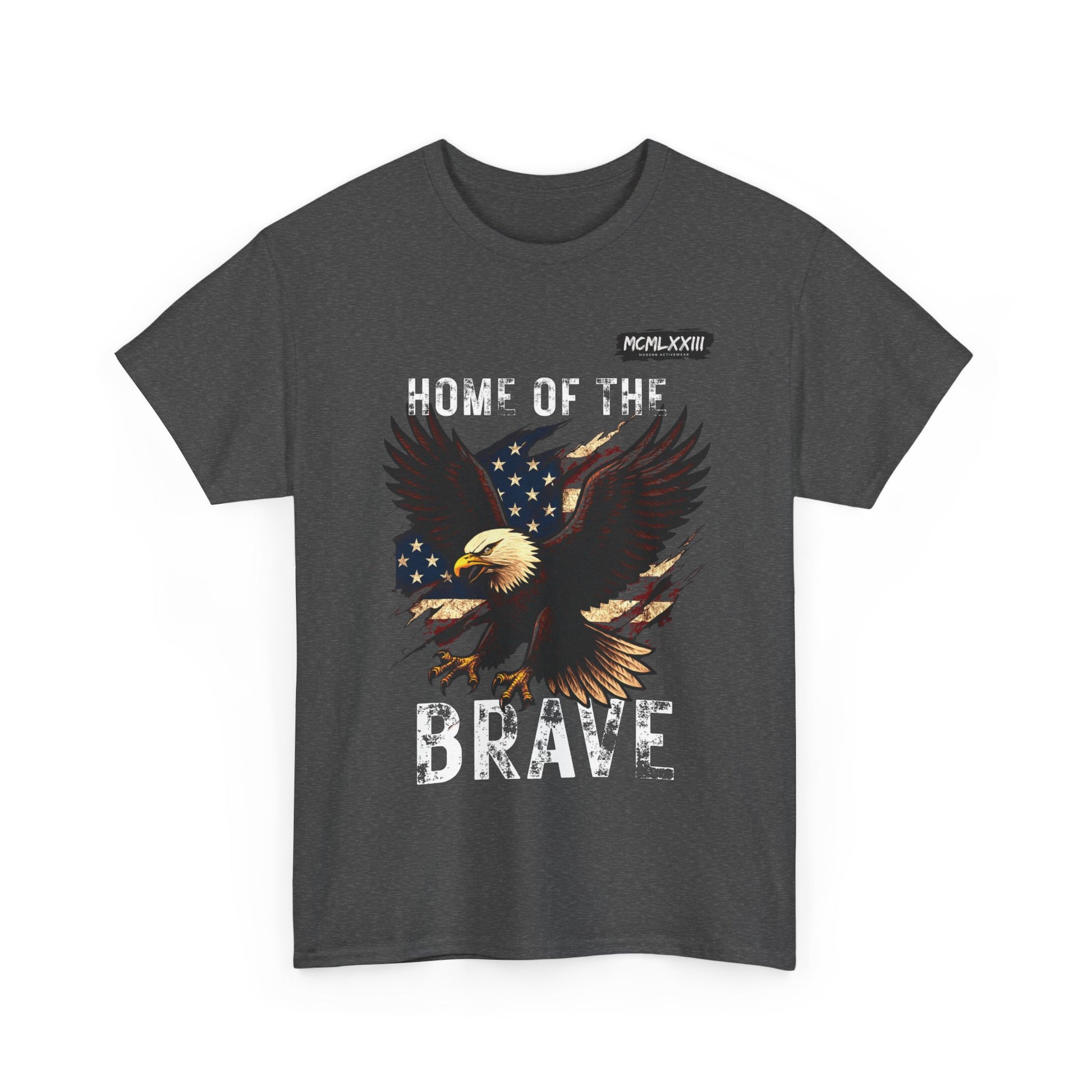 Home of the Brave Unisex Heavy Cotton Tee, Patriotic Shirt, Eagle Graphic Tee, American Pride T-Shirt, Independence Day Apparel, [...]