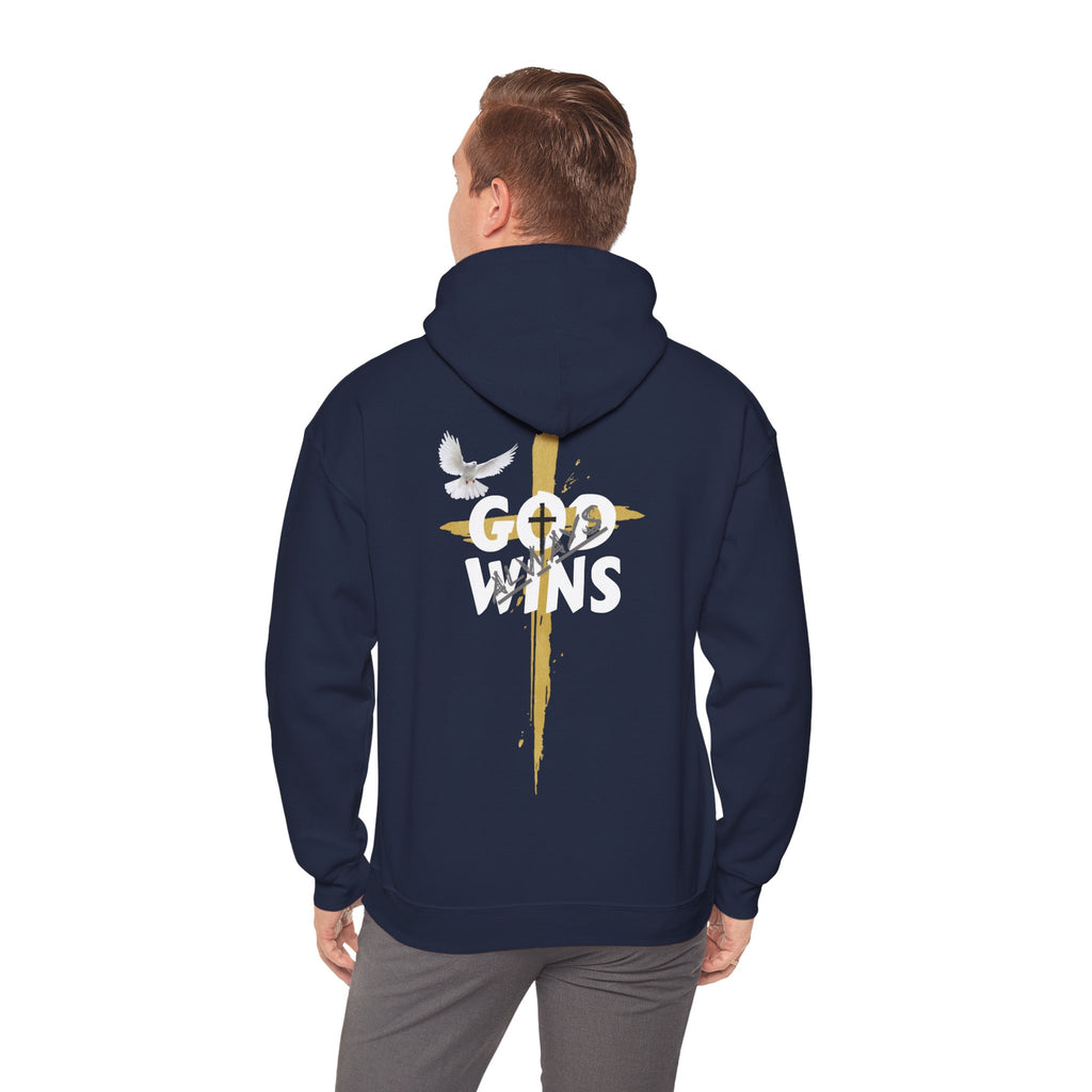 Faith-Inspired Unisex Hoodie, Comfortable Religious Sweatshirt, Inspirational Apparel, Perfect Gift for Believers, God Wins Hoodie, [...]