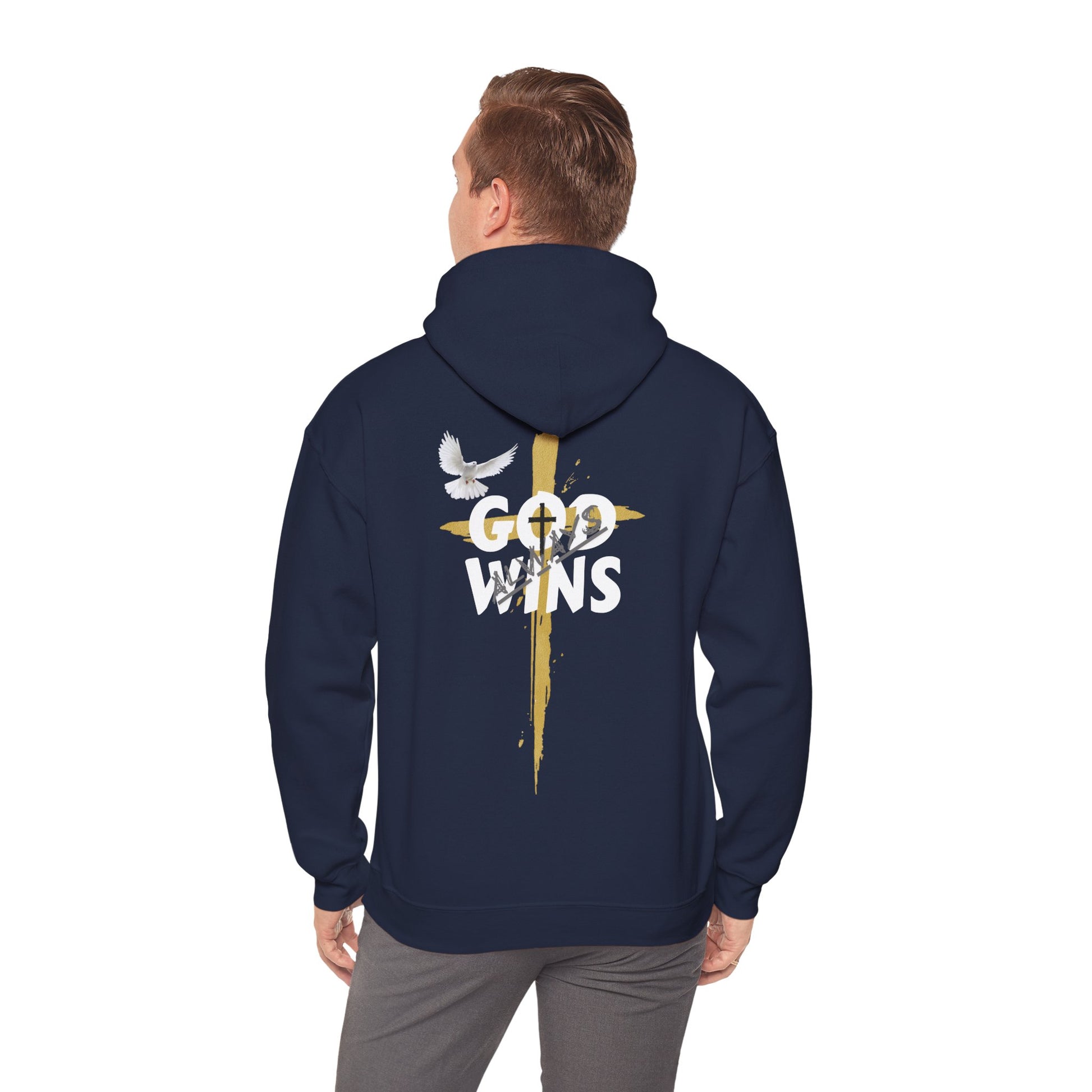 Faith-Inspired Unisex Hoodie, Comfortable Religious Sweatshirt, Inspirational Apparel, Perfect Gift for Believers, God Wins Hoodie, [...]