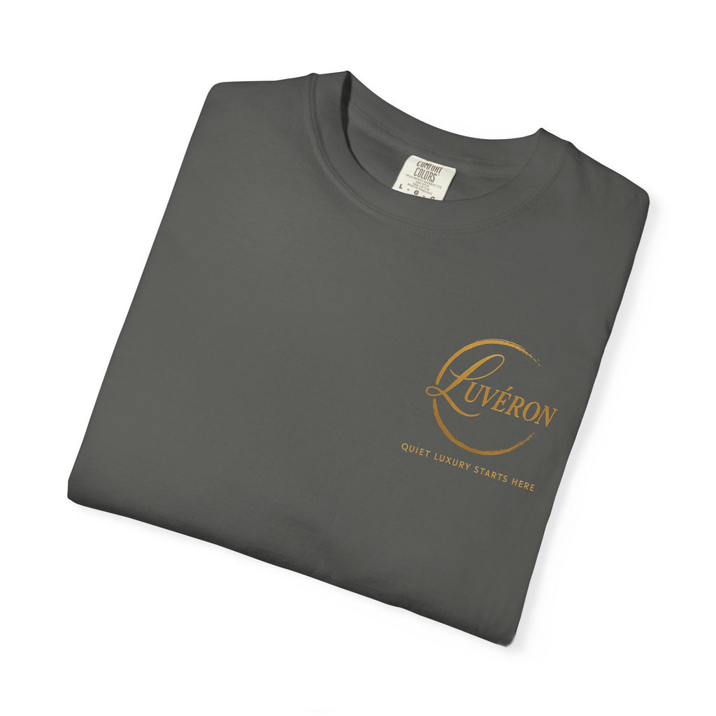 Unisex Garment-Dyed T-Shirt with Inspirational Text, Parisian Vibes, Casual Everyday Wear, Great Gift for Friends, Creative Style Statement