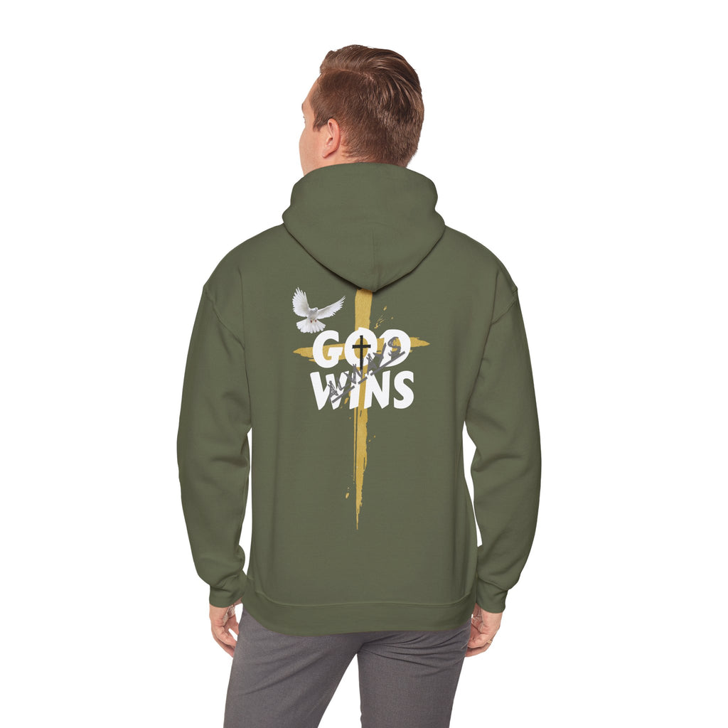 Faith-Inspired Unisex Hoodie, Comfortable Religious Sweatshirt, Inspirational Apparel, Perfect Gift for Believers, God Wins Hoodie, [...]