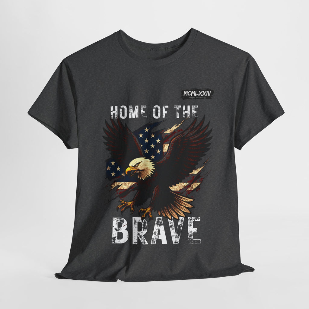 Home of the Brave Unisex Heavy Cotton Tee, Patriotic Shirt, Eagle Graphic Tee, American Pride T-Shirt, Independence Day Apparel, [...]