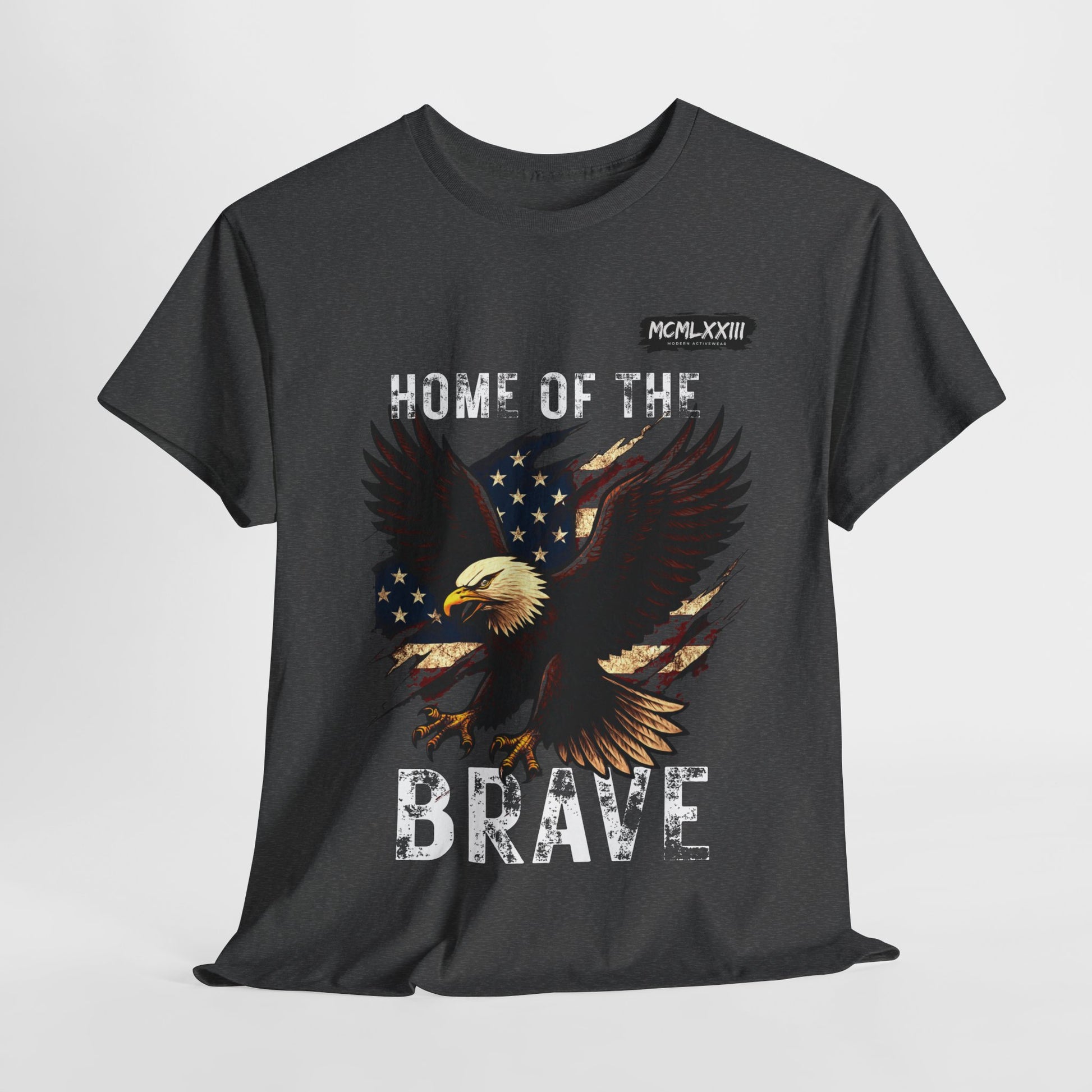 Home of the Brave Unisex Heavy Cotton Tee, Patriotic Shirt, Eagle Graphic Tee, American Pride T-Shirt, Independence Day Apparel, [...]