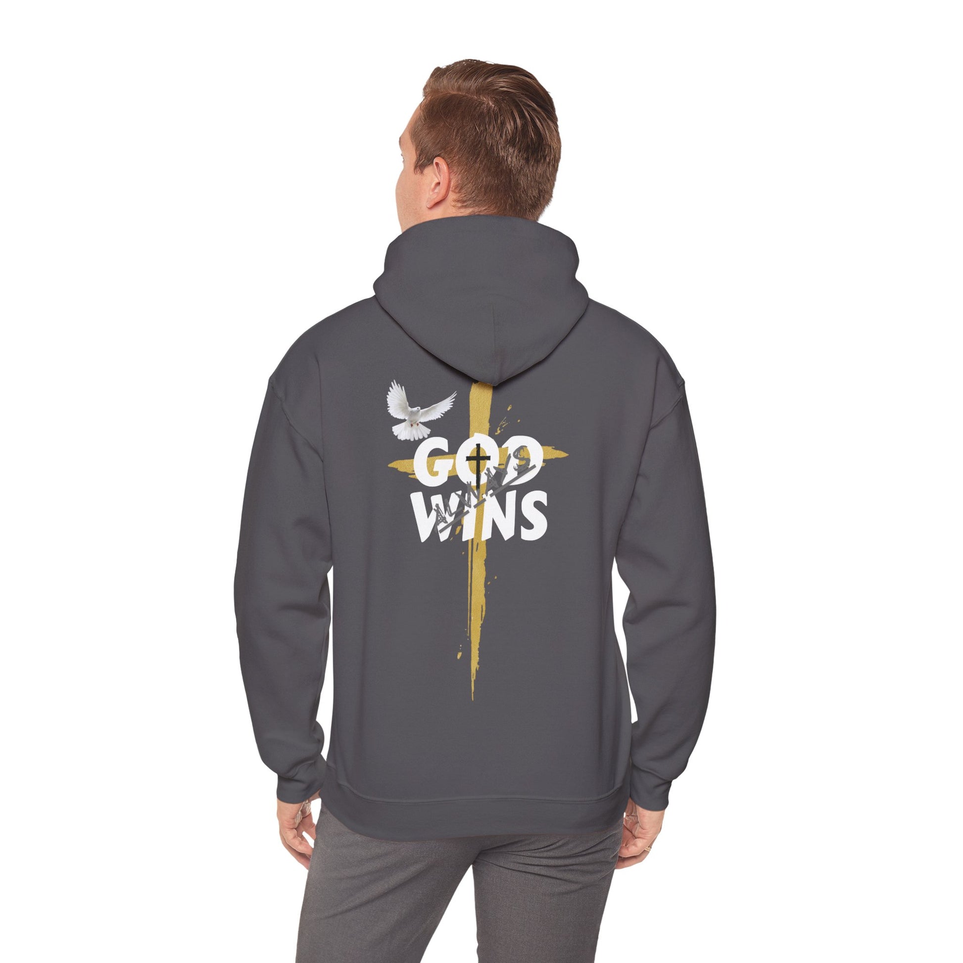 Faith-Inspired Unisex Hoodie, Comfortable Religious Sweatshirt, Inspirational Apparel, Perfect Gift for Believers, God Wins Hoodie, [...]