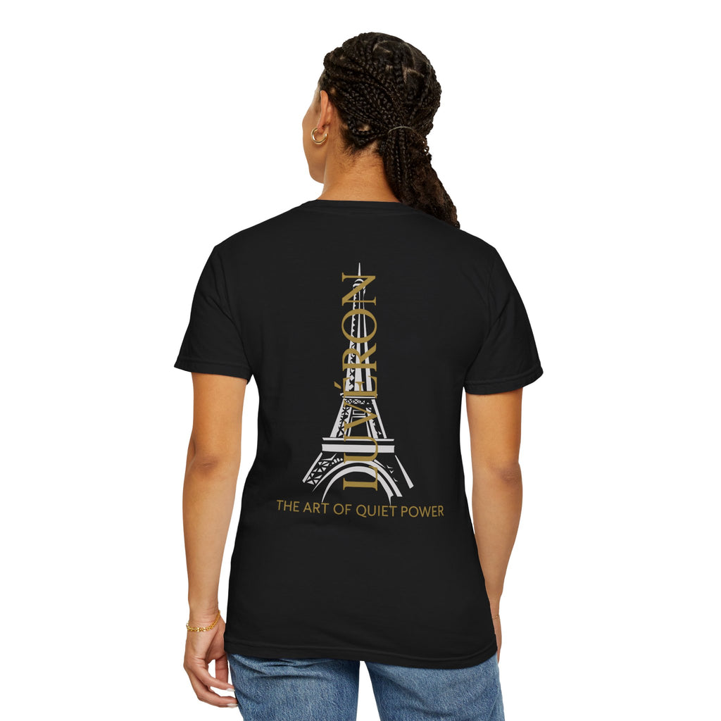 Unisex Garment-Dyed T-Shirt with Inspirational Text, Parisian Vibes, Casual Everyday Wear, Great Gift for Friends, Creative Style Statement