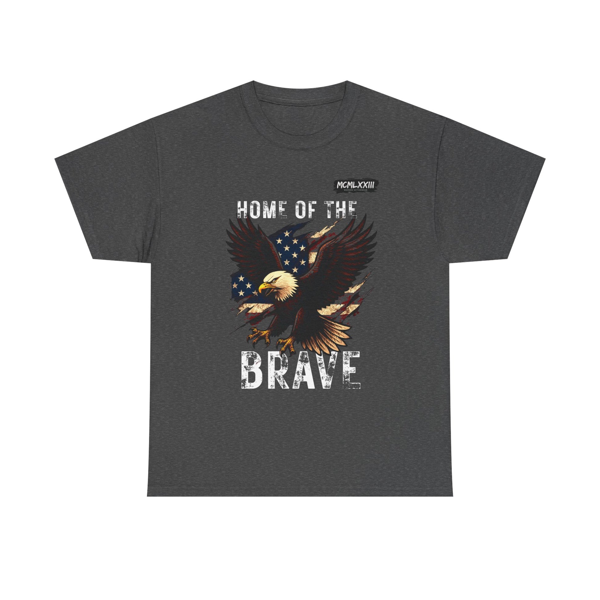 Home of the Brave Unisex Heavy Cotton Tee, Patriotic Shirt, Eagle Graphic Tee, American Pride T-Shirt, Independence Day Apparel, [...]