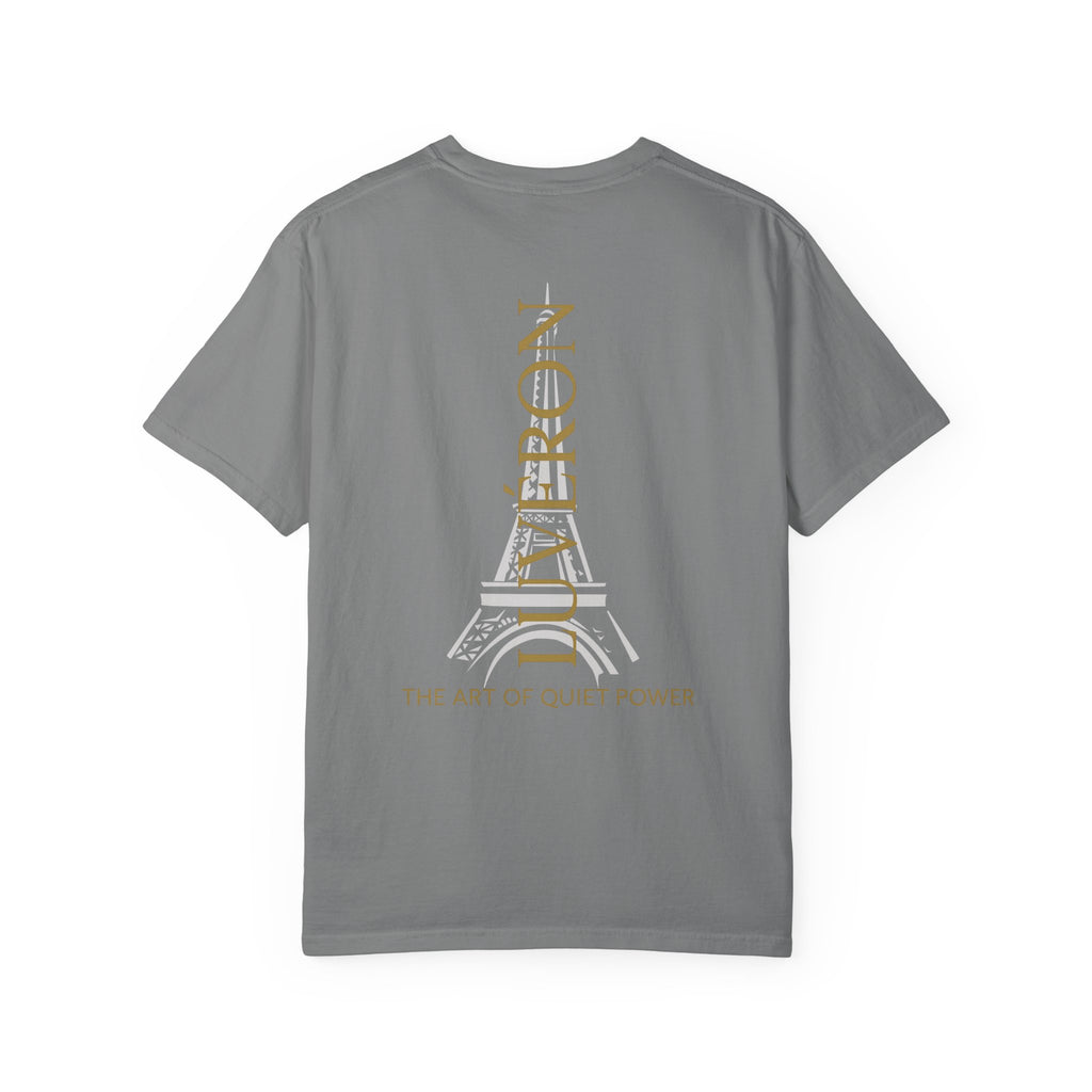 Unisex Garment-Dyed T-Shirt with Inspirational Text, Parisian Vibes, Casual Everyday Wear, Great Gift for Friends, Creative Style Statement