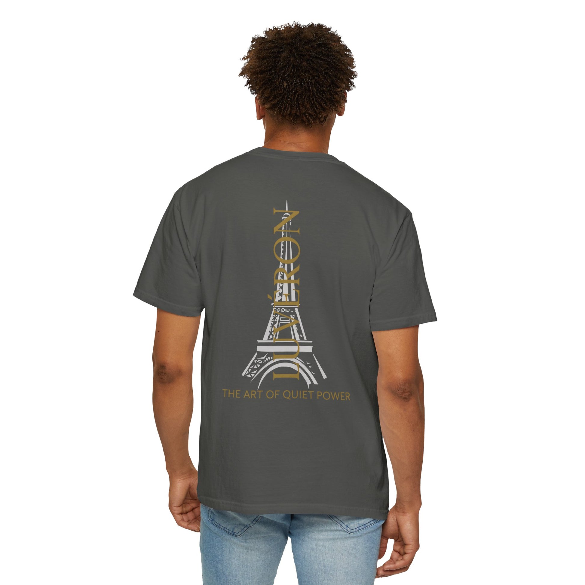 Unisex Garment-Dyed T-Shirt with Inspirational Text, Parisian Vibes, Casual Everyday Wear, Great Gift for Friends, Creative Style Statement
