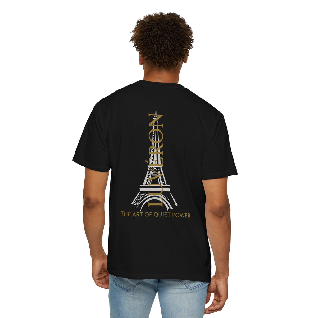 Unisex Garment-Dyed T-Shirt with Inspirational Text, Parisian Vibes, Casual Everyday Wear, Great Gift for Friends, Creative Style Statement
