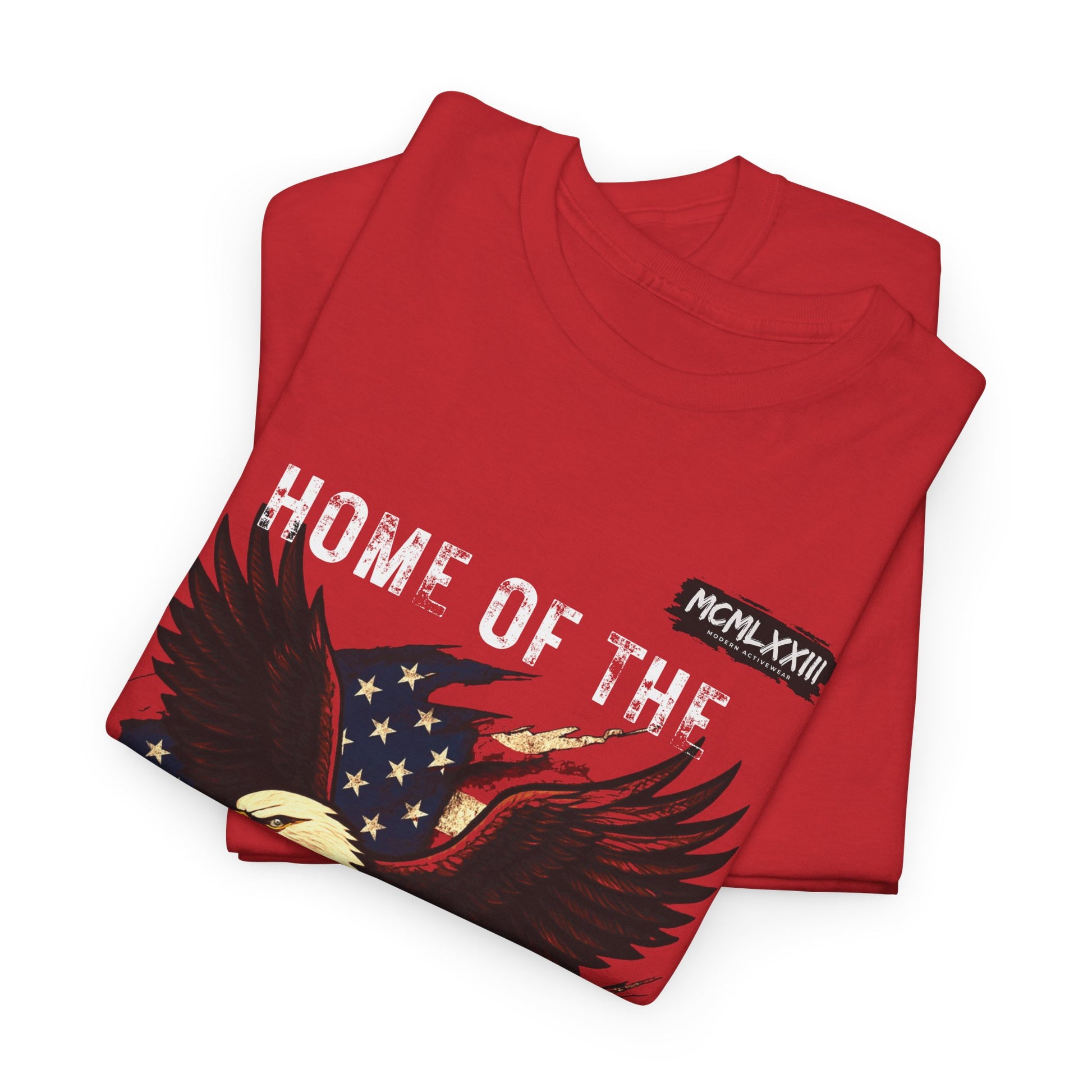 Home of the Brave Unisex Heavy Cotton Tee, Patriotic Shirt, Eagle Graphic Tee, American Pride T-Shirt, Independence Day Apparel, [...]