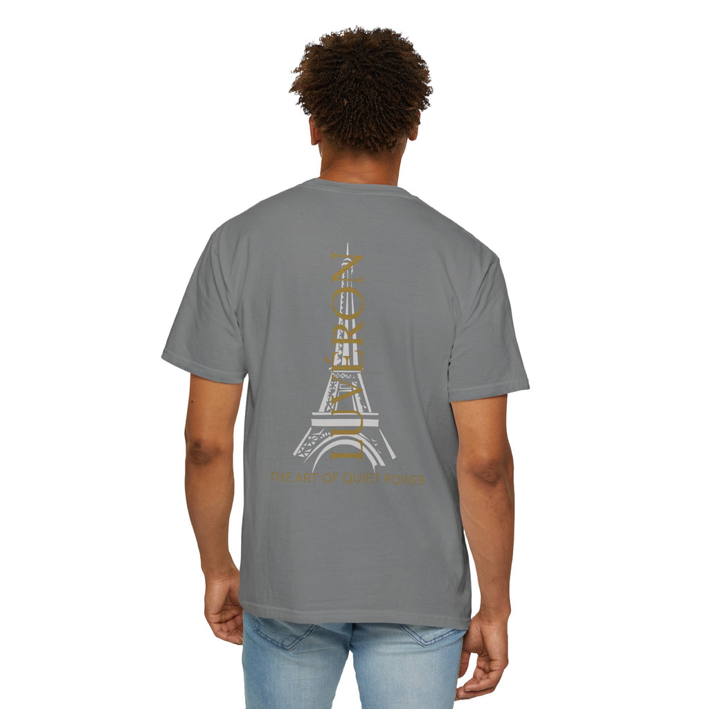 Unisex Garment-Dyed T-Shirt with Inspirational Text, Parisian Vibes, Casual Everyday Wear, Great Gift for Friends, Creative Style Statement