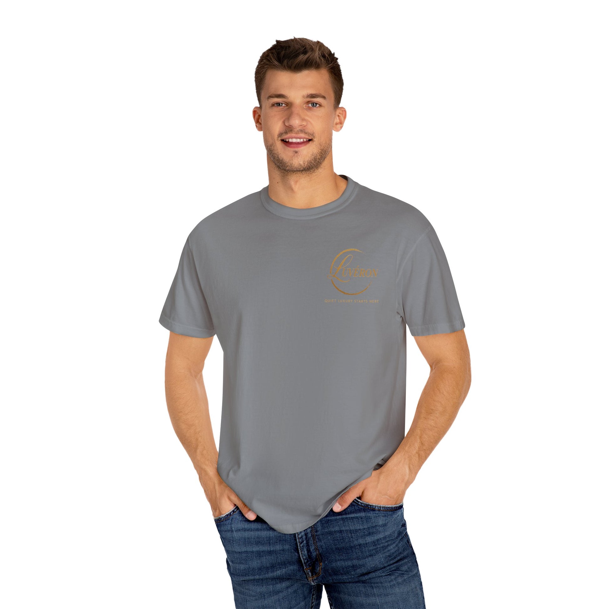 Unisex Garment-Dyed T-Shirt with Inspirational Text, Parisian Vibes, Casual Everyday Wear, Great Gift for Friends, Creative Style Statement