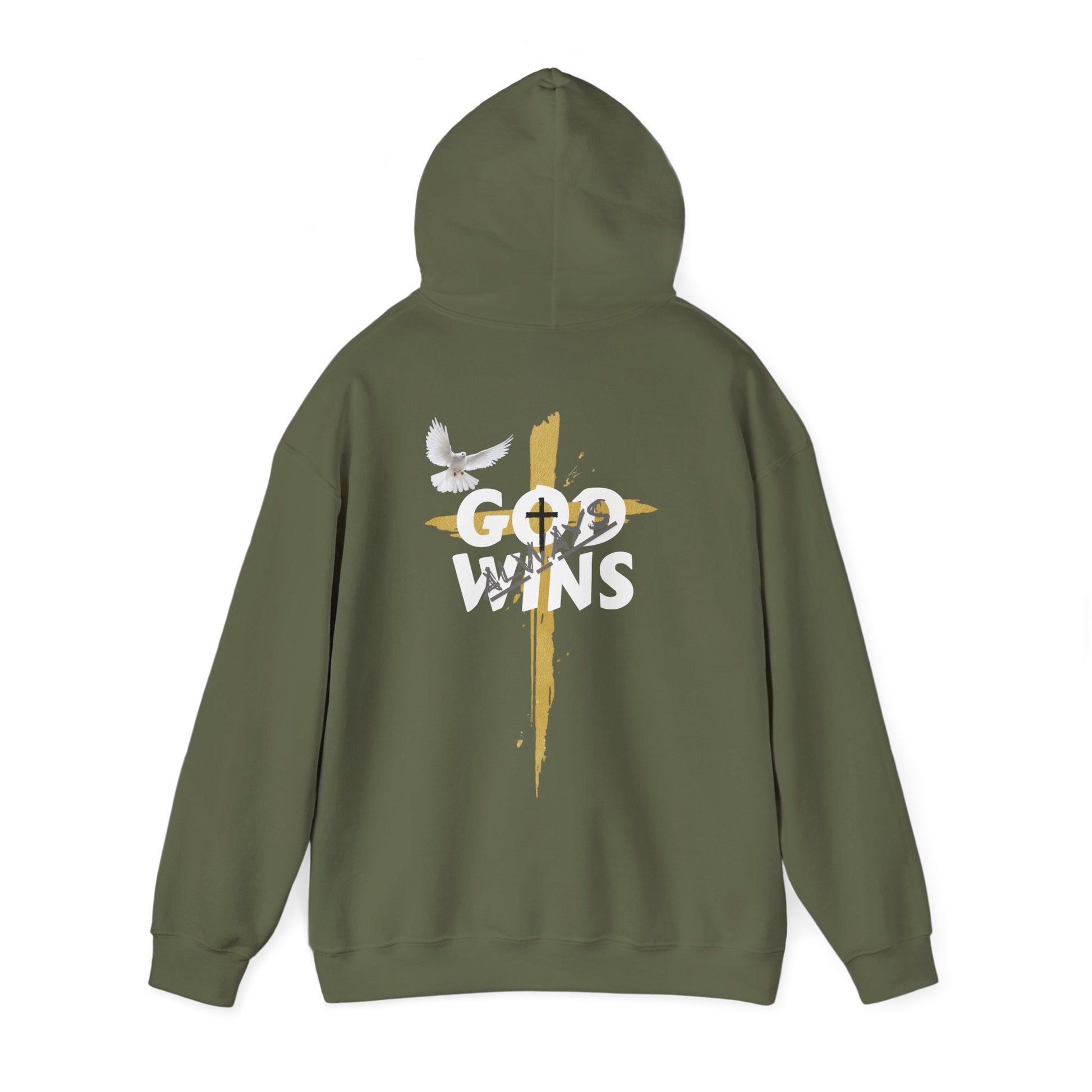 Faith-Inspired Unisex Hoodie, Comfortable Religious Sweatshirt, Inspirational Apparel, Perfect Gift for Believers, God Wins Hoodie, [...]