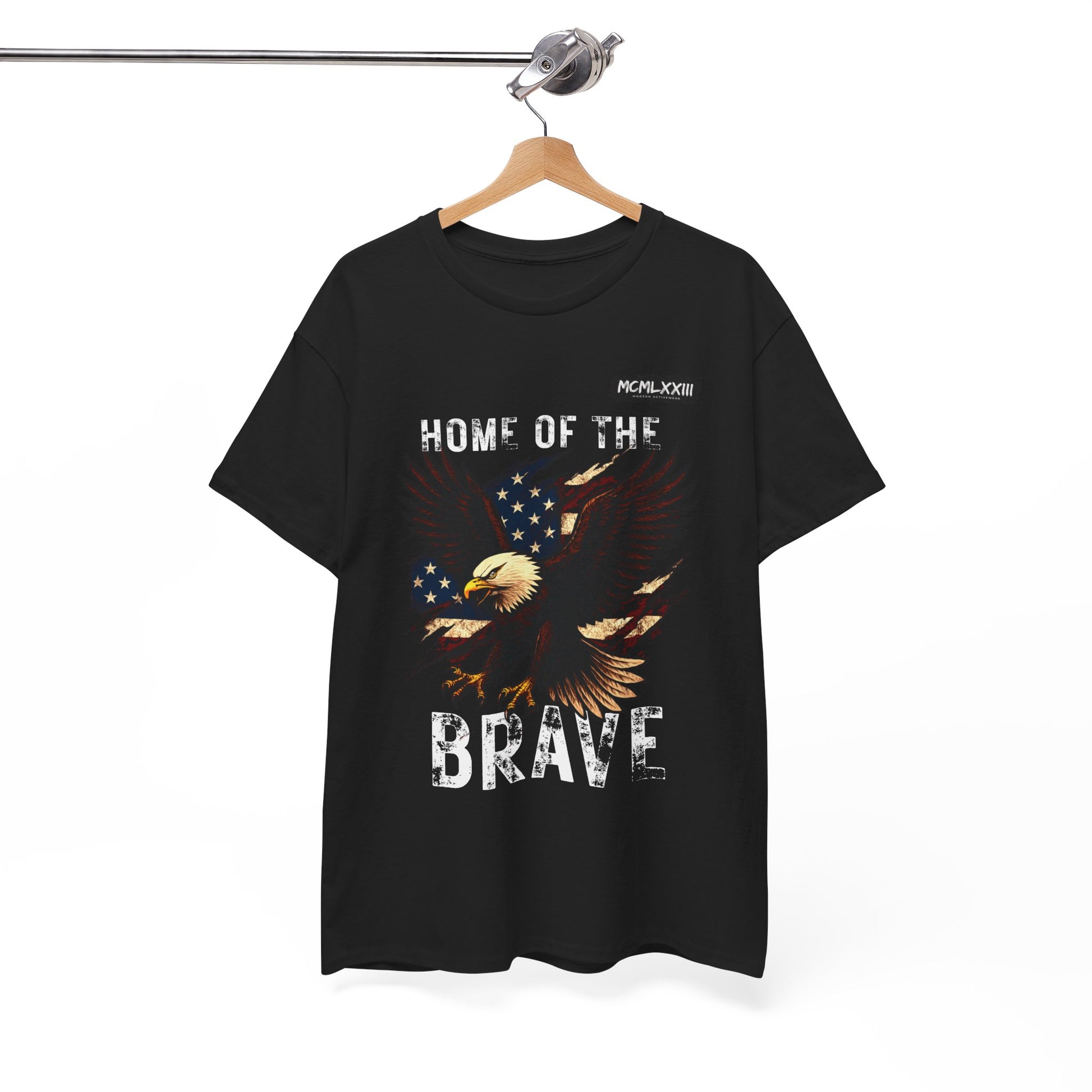 Home of the Brave Unisex Heavy Cotton Tee, Patriotic Shirt, Eagle Graphic Tee, American Pride T-Shirt, Independence Day Apparel, [...]