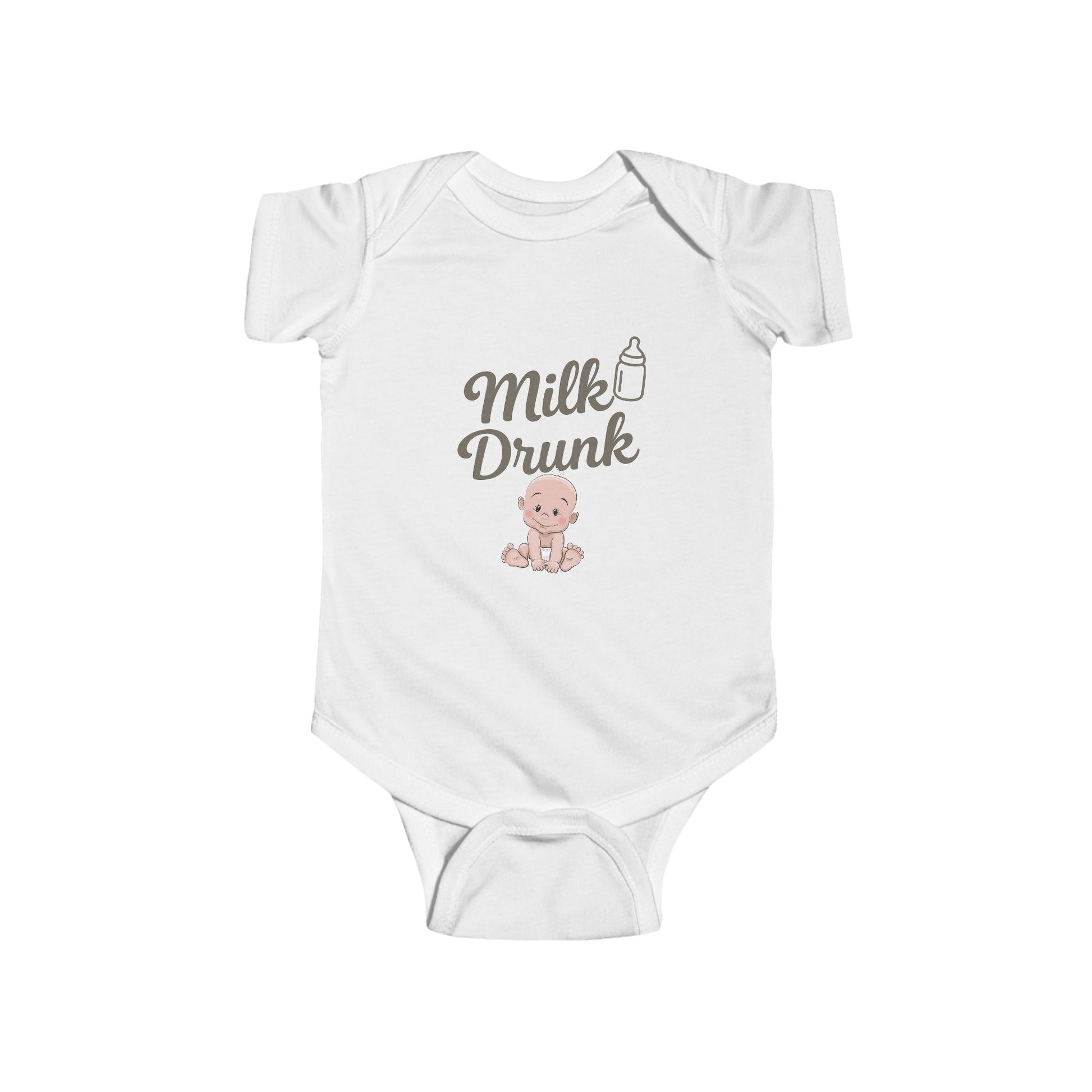 Milk Drunk Baby Bodysuit, Cute Infant Onesie, Baby Shower Gift, Newborn Clothing, Funny Baby Outfit, Toddler Apparel