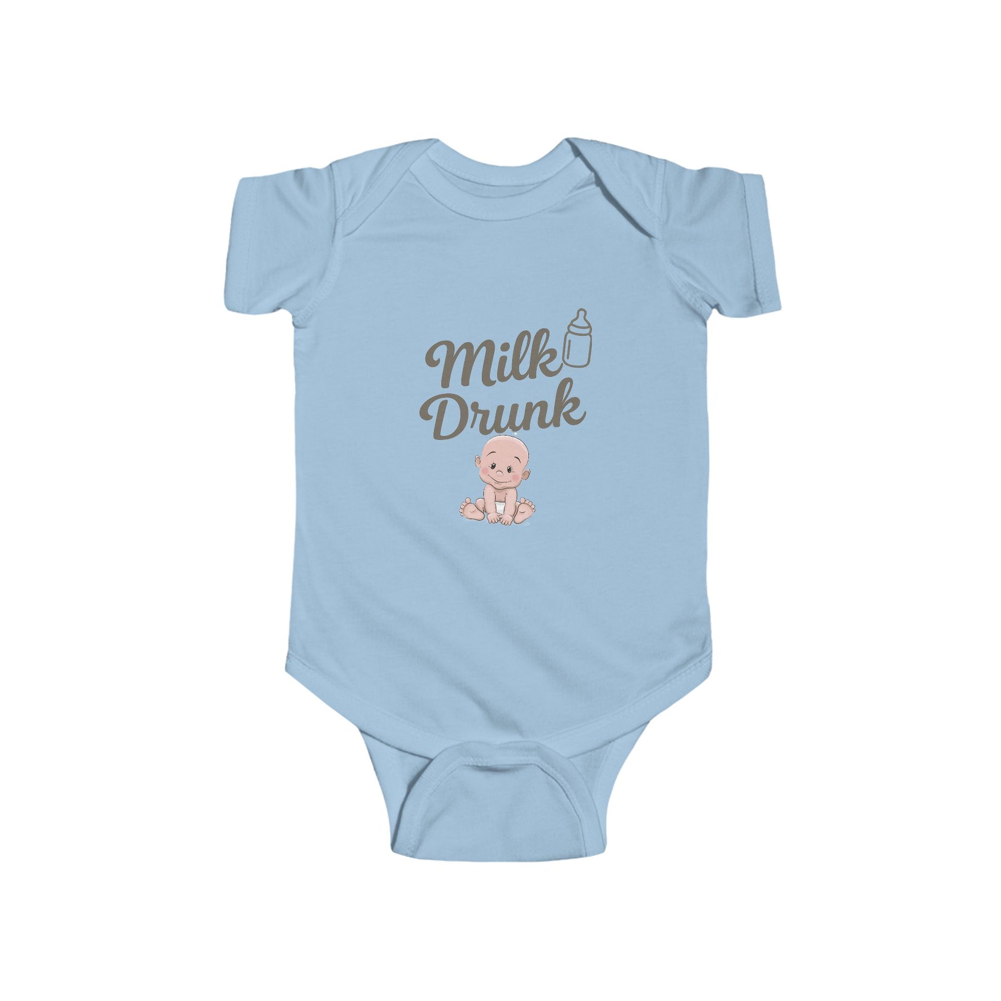 Milk Drunk Baby Bodysuit, Cute Infant Onesie, Baby Shower Gift, Newborn Clothing, Funny Baby Outfit, Toddler Apparel