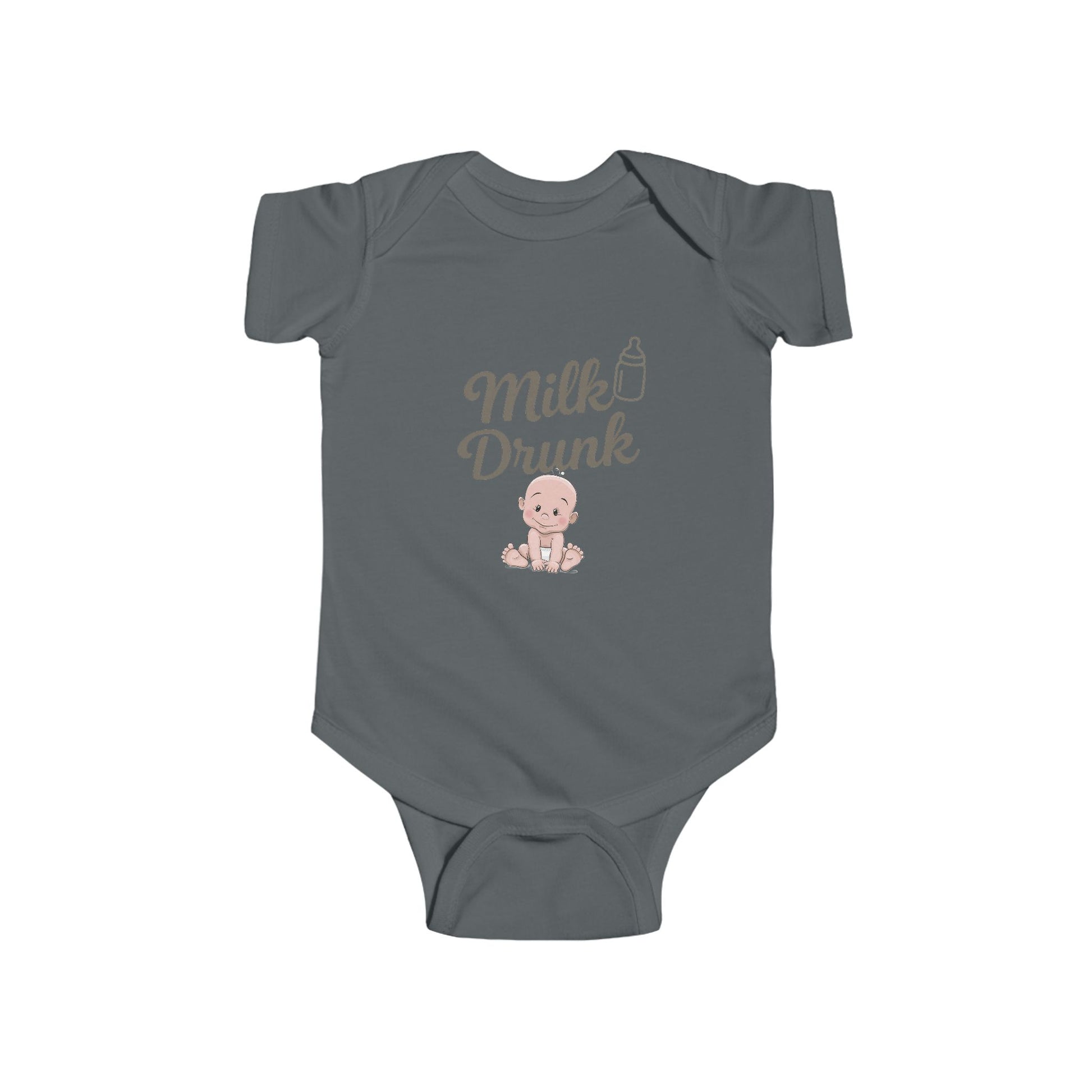 Milk Drunk Baby Bodysuit, Cute Infant Onesie, Baby Shower Gift, Newborn Clothing, Funny Baby Outfit, Toddler Apparel