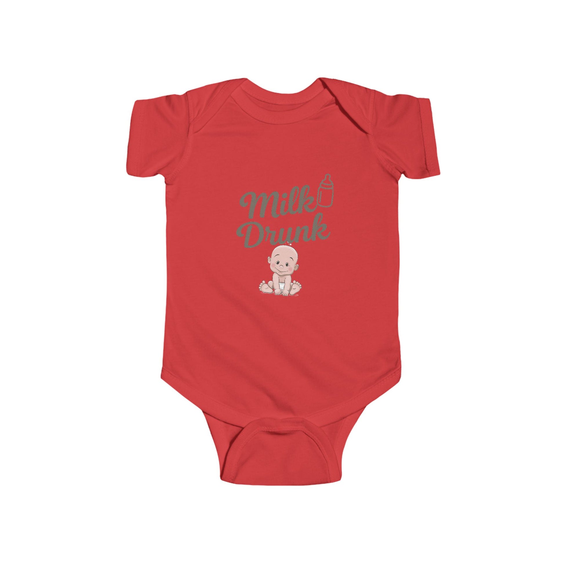 Milk Drunk Baby Bodysuit, Cute Infant Onesie, Baby Shower Gift, Newborn Clothing, Funny Baby Outfit, Toddler Apparel